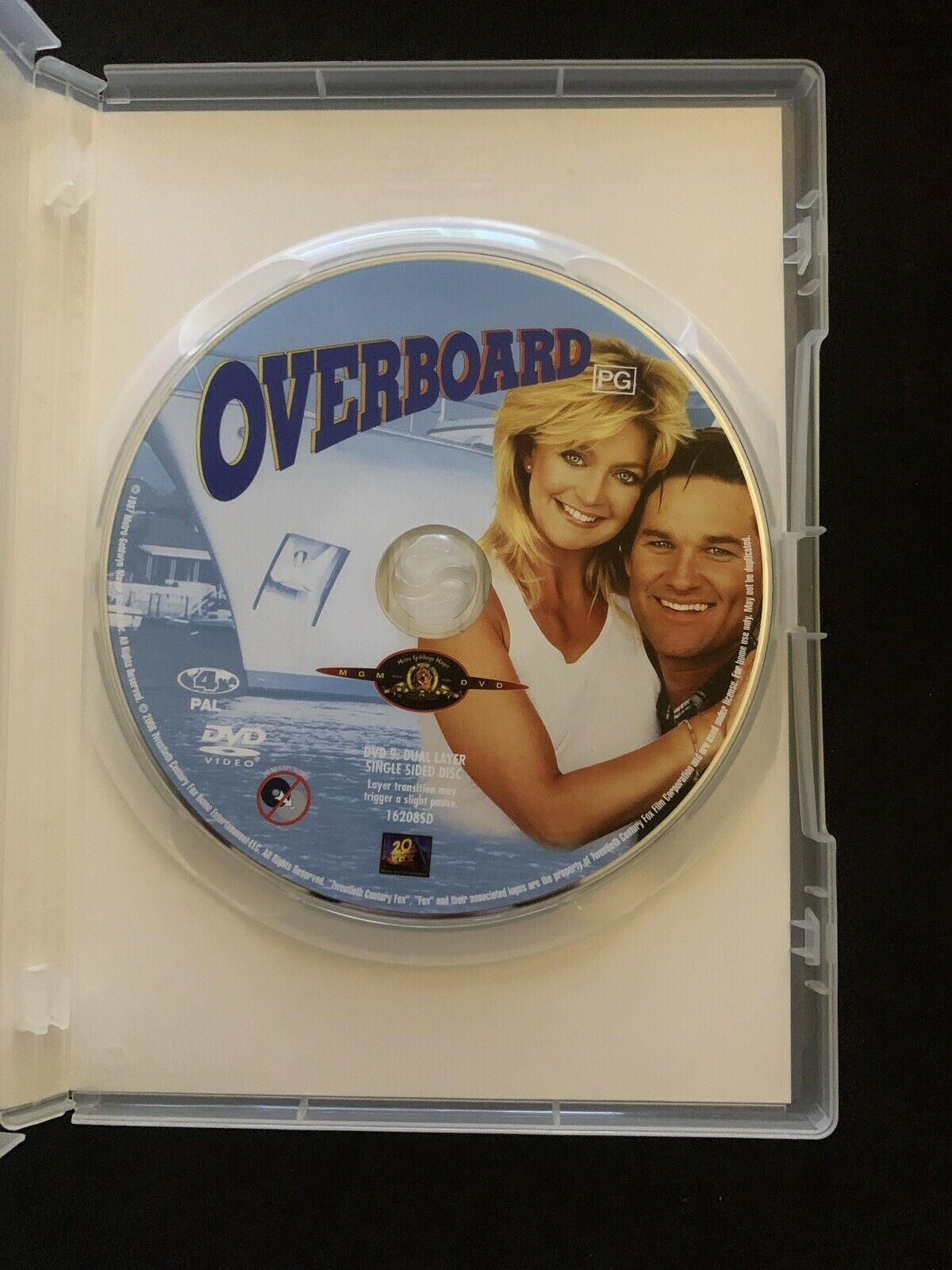 Overboard (DVD, 1987) Goldie Hawn, Kurt Russell - Region 4