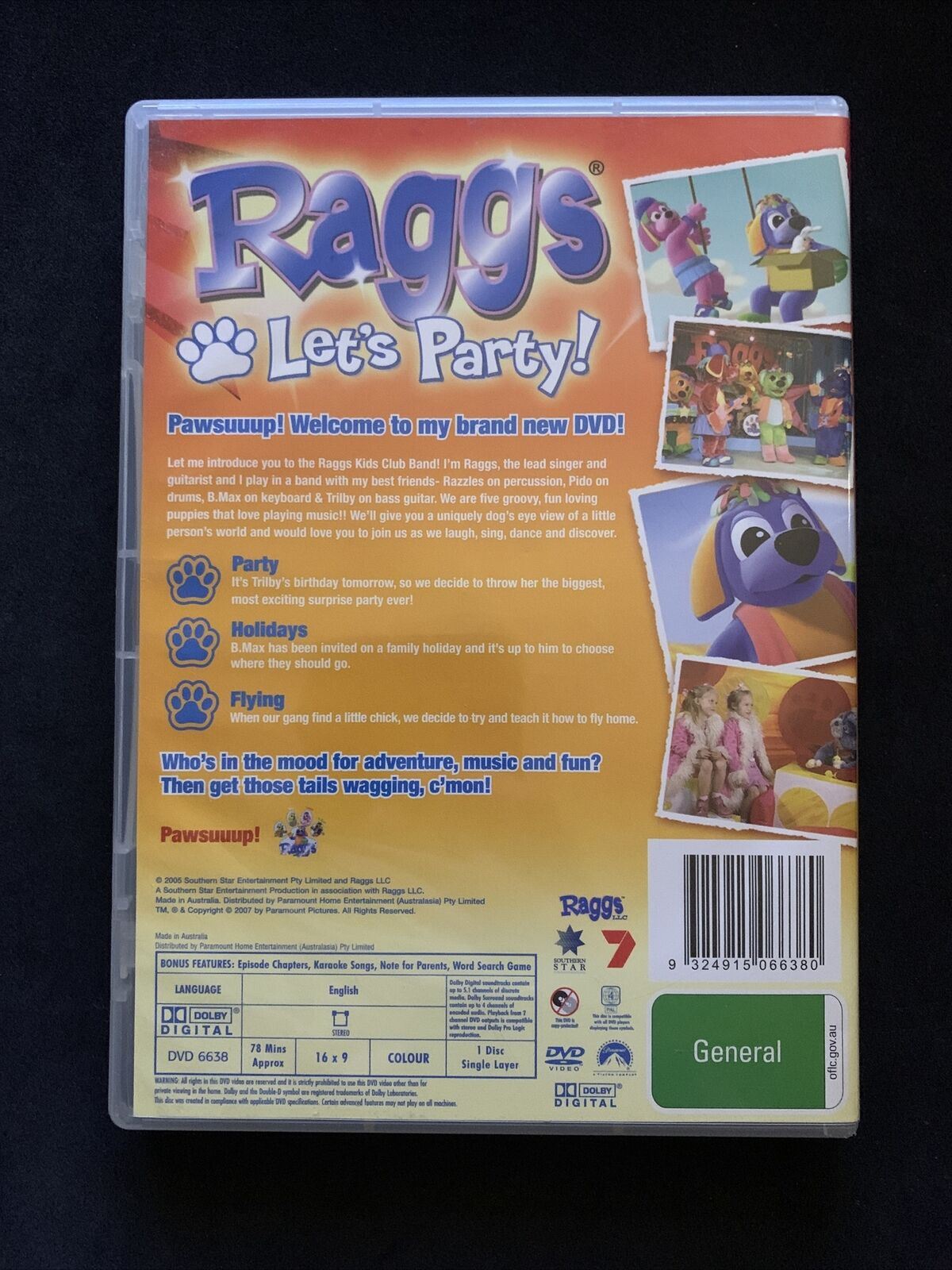 Raggs - Let's Party (DVD, 2007) Region 4