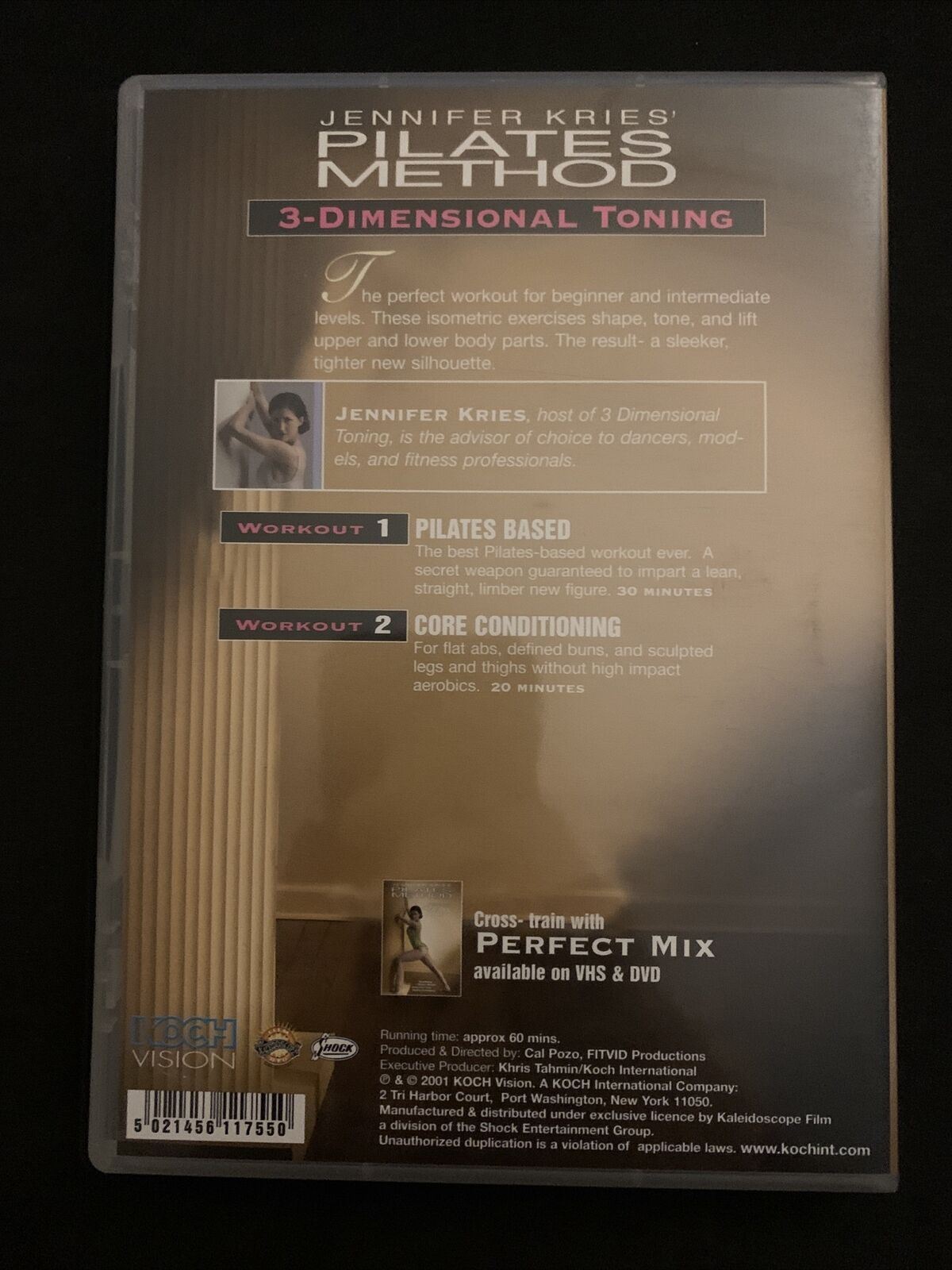 Pilates Method - Jennifer Kries 3D Toning (DVD) Restore Youthful Appearance
