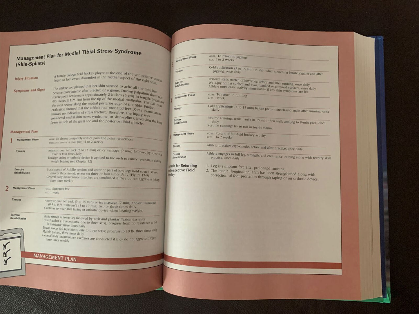 "Principles of Athletic Training" 8th ed. HC by Arnheim & Prentice Book USED