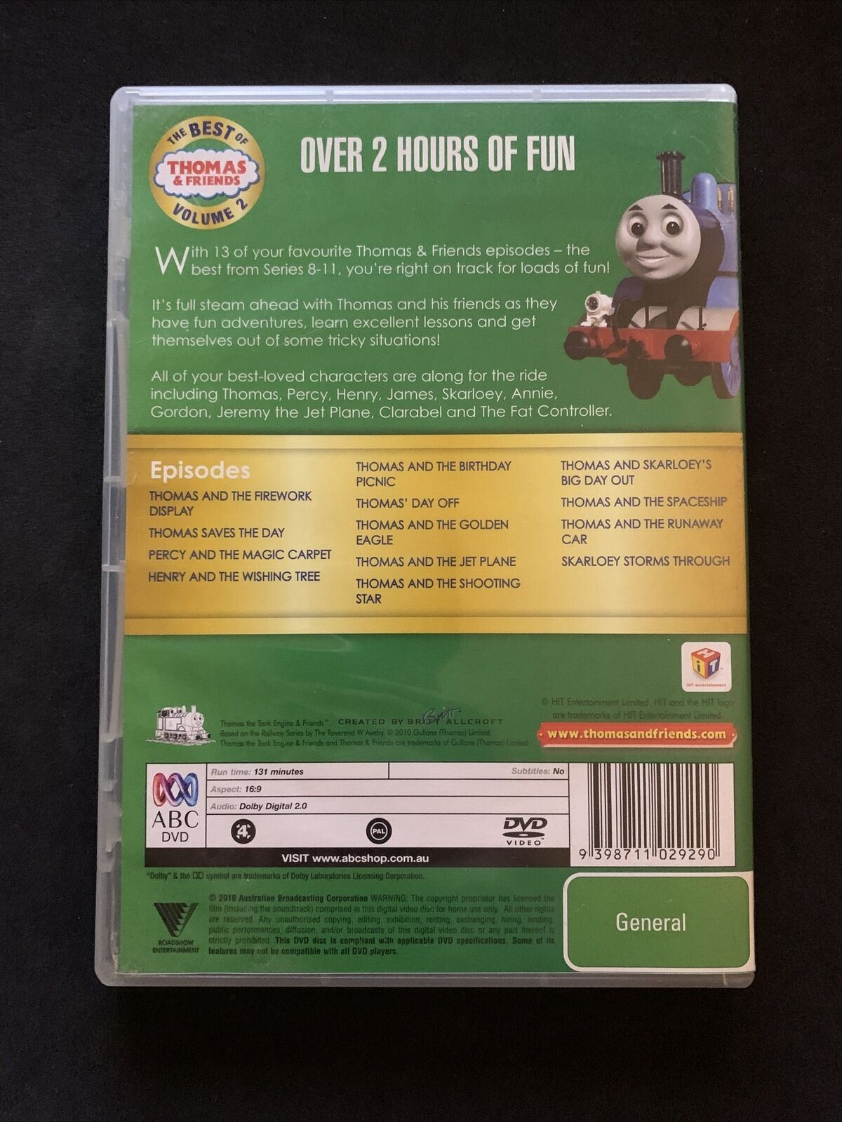 Thomas & Friends - Best Of Collection : Vol 2 (DVD, 2010) Region 4