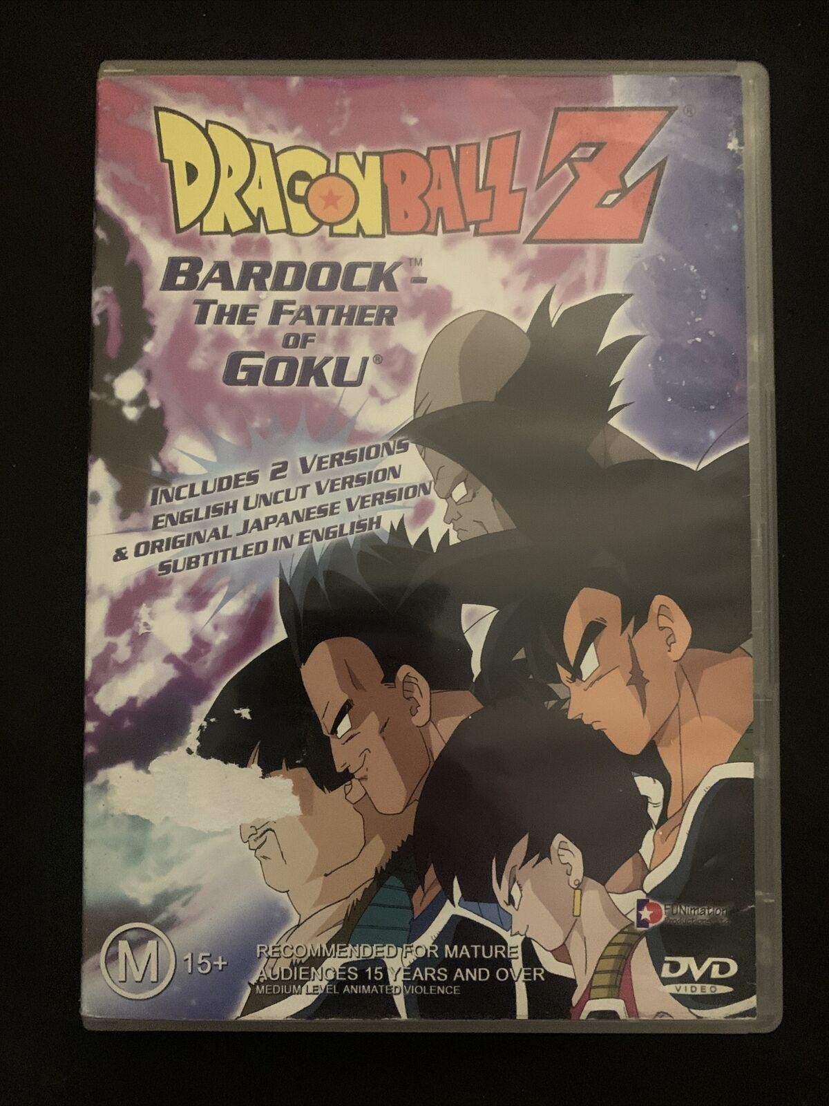 Dragonball Z Bardock The Father Of Goku Dvd Region 4 Retro Unit 8856