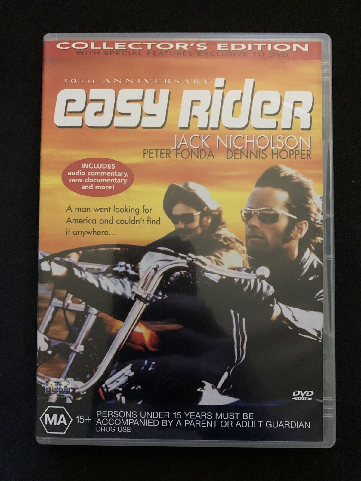 Easy Rider - Collector's Edition (DVD, 1969) Peter Fonda, Dennis Hopper Region 4
