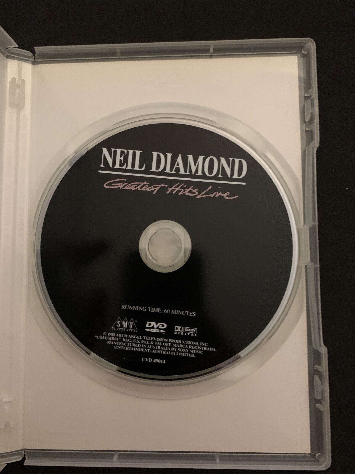 Neil Diamond - Greatest Hits Live (DVD, 1998)