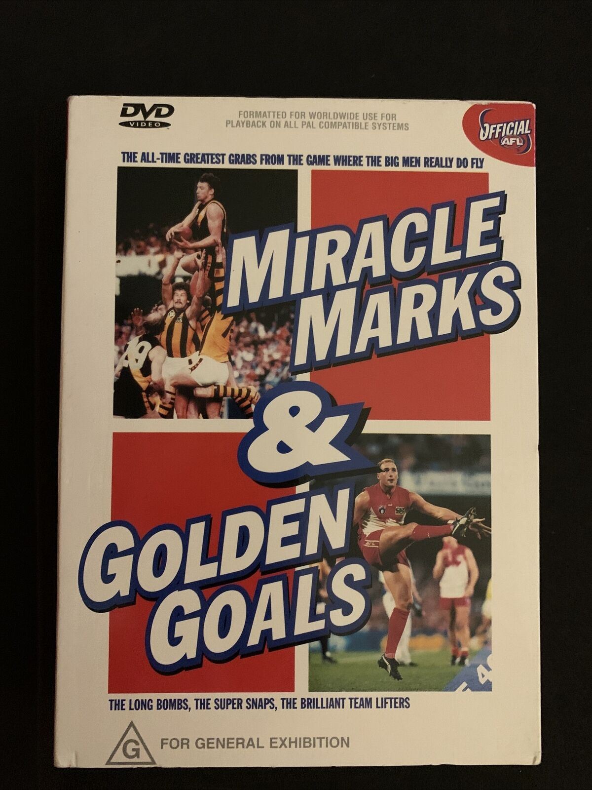 Miracle Marks Of The AFL / Golden Goals Of The AFL (DVD, 2003, 2-Disc Set)