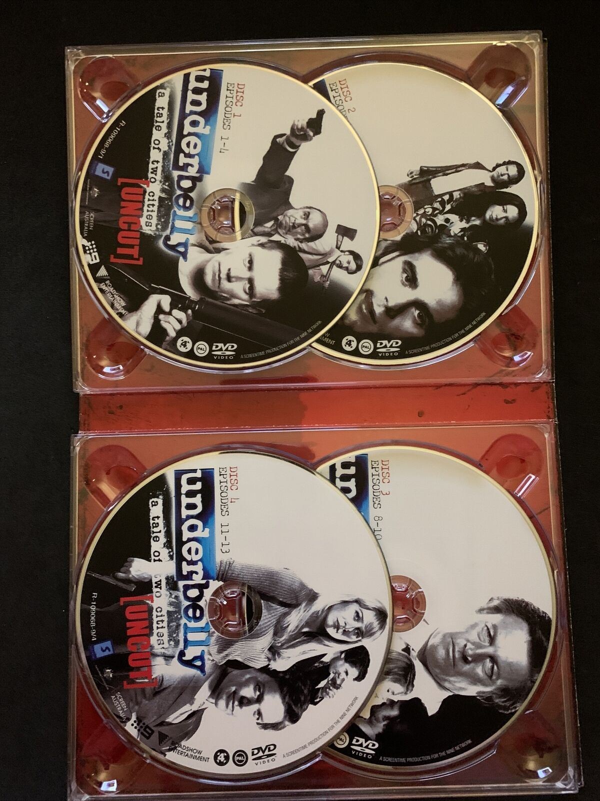 Underbelly: A Tale of Two Cities - Uncut (DVD, 2009, 4-Disc Set) Region 4