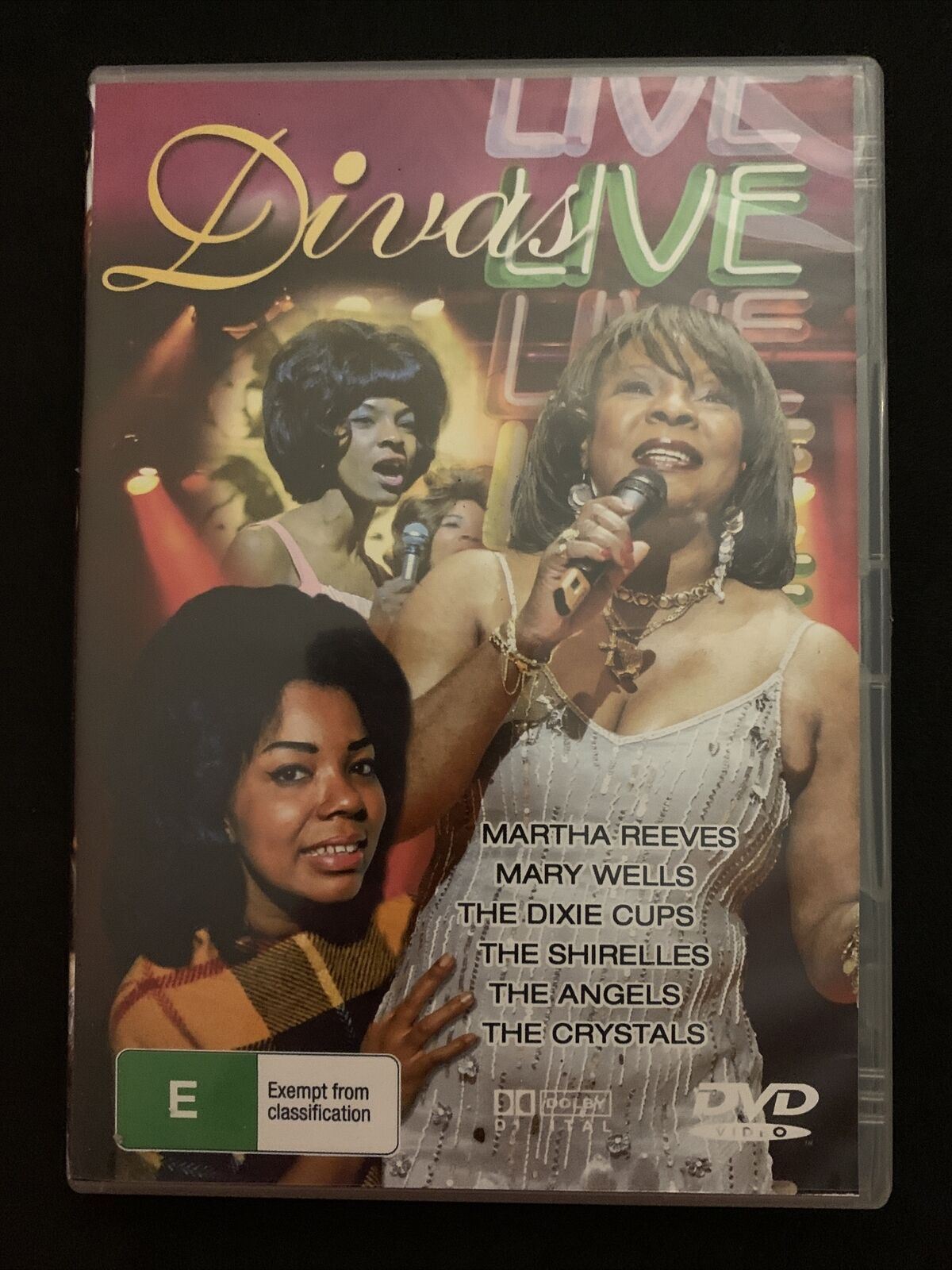 Diva Live - Martha Reeves, Mary Wells, Dixie Cups, Shirelles... DVD Region ALL
