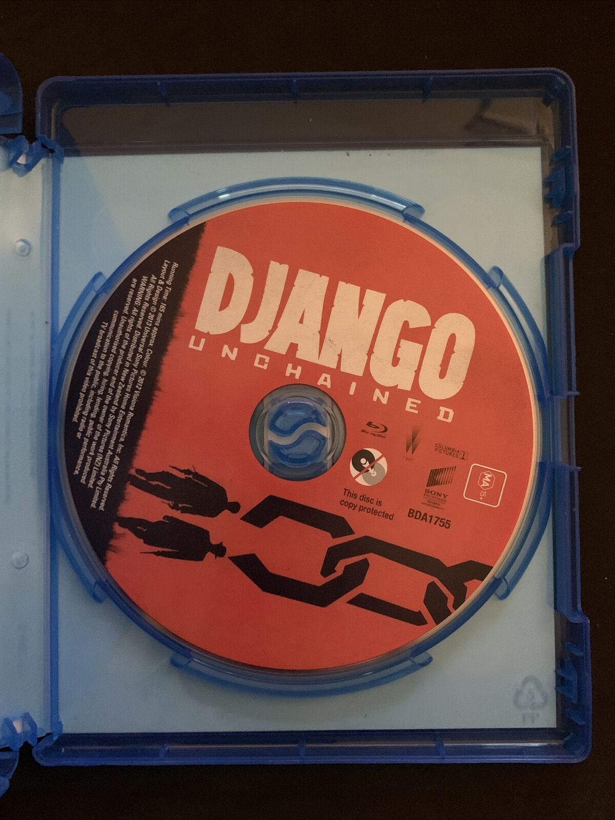 Django Unchained (Blu-ray, 2012) Jamie Foxx, Christoph Waltz, Leonardo DiCaprio