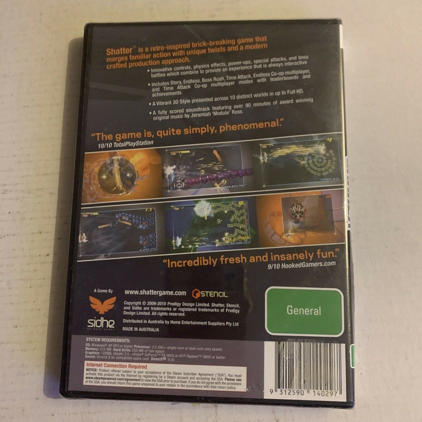 *New Sealed* Shatter - PC CDROM Windows Game
