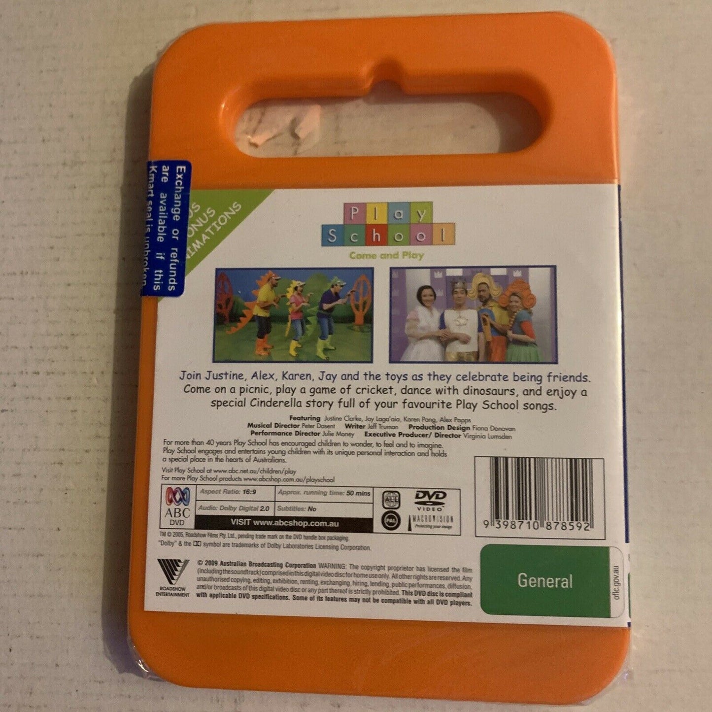 *New Sealed* Play School - Friends All Together In Concert (DVD, 2005)