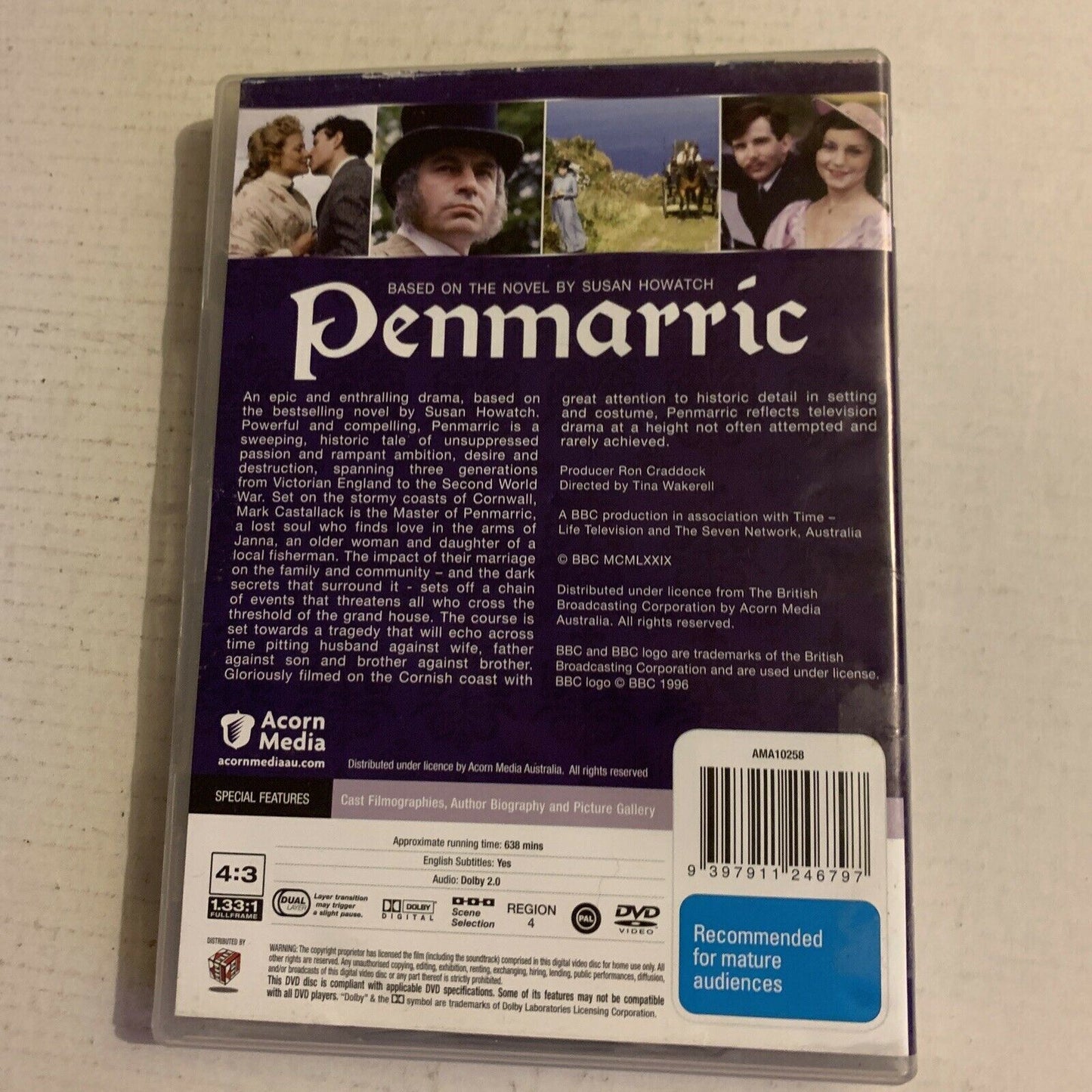 Penmarric - The Complete Series (DVD, 1979, 4-Disc Set) Thomas Ellice Region 4