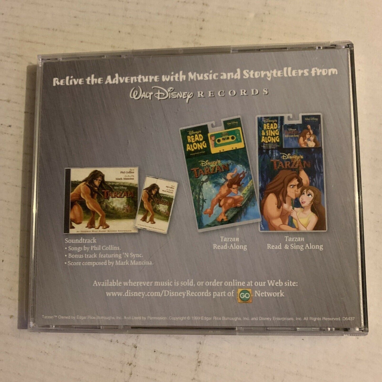 Disney's Tarzan Action Game PC CDROM 1999 Win 95