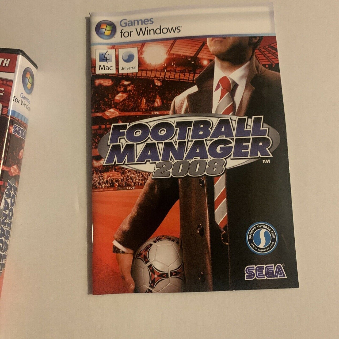 Football Manager 2008 for Windows/Mac CDROM SEGA