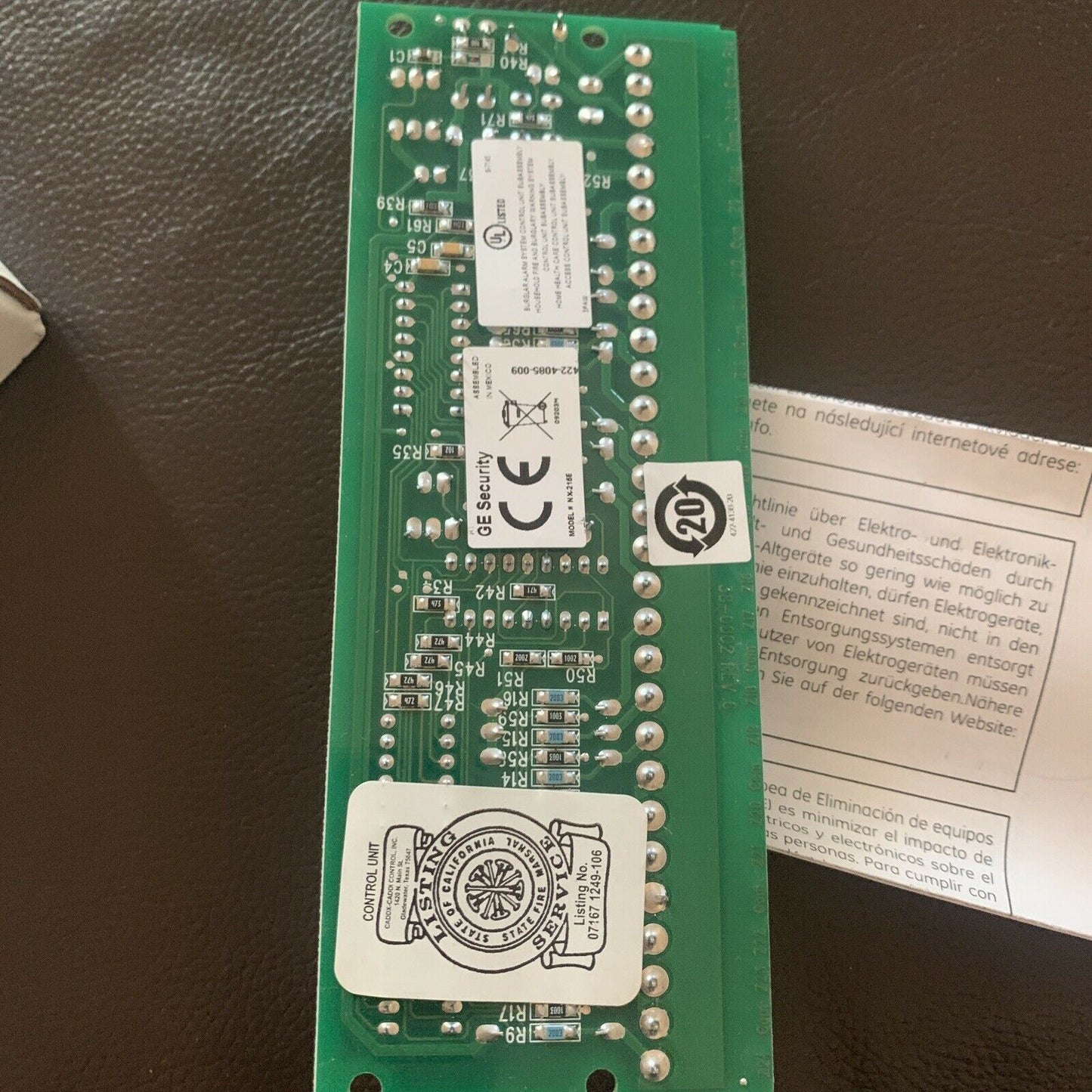 General Electric GE NetworX Series NX-216E Zone Expander Module