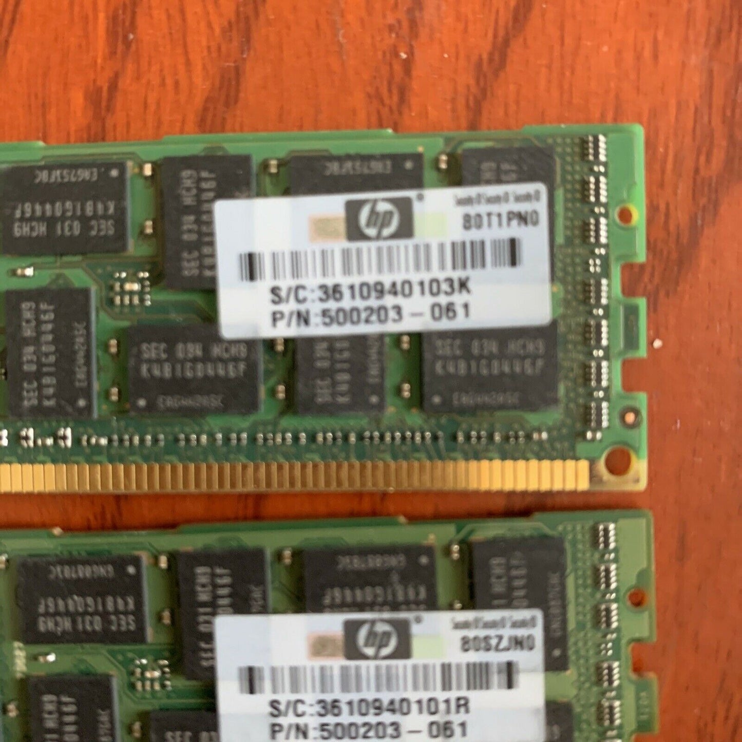 3x SAMSUNG 4GB PC3-10600R 1333MHZ ECC SERVER RAM