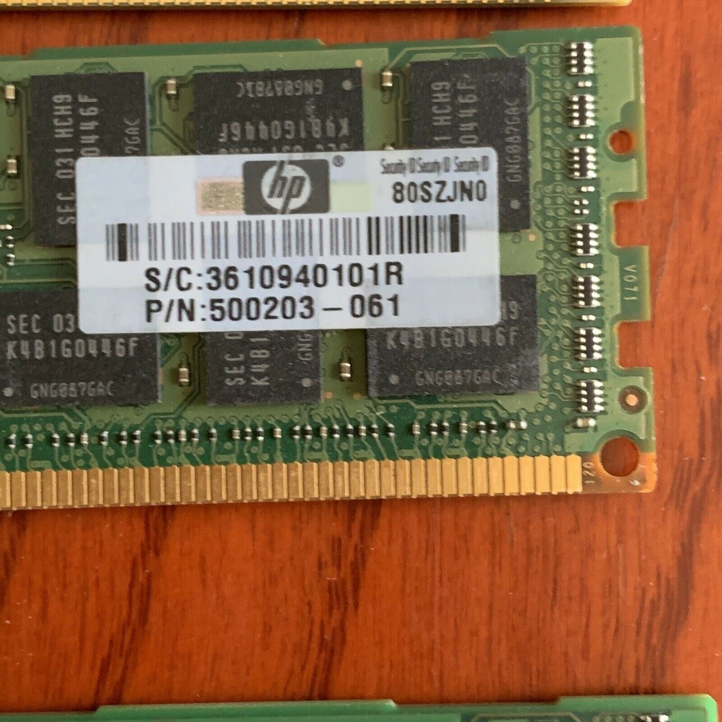 3x SAMSUNG 4GB PC3-10600R 1333MHZ ECC SERVER RAM