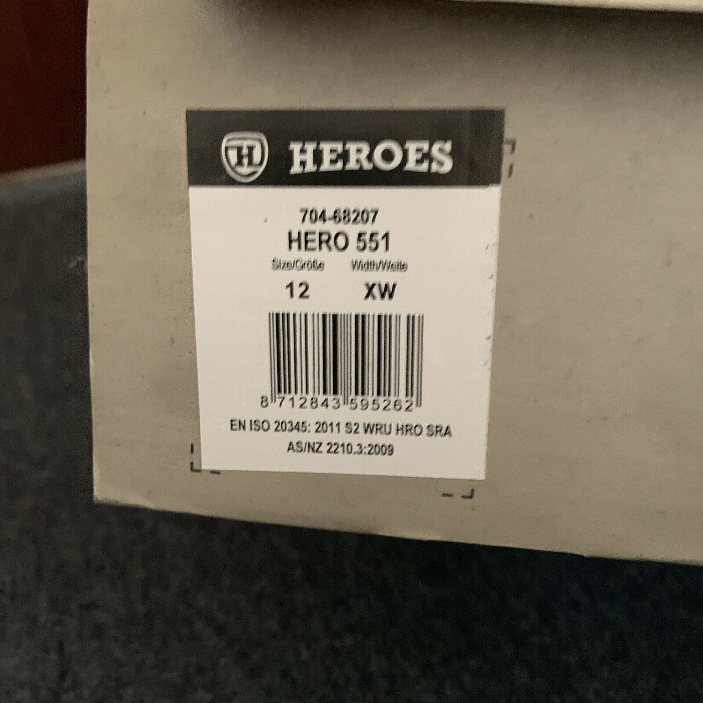 Bata Hero 551 Leather Work Safety Boots Boa Lacing System AU12 US13