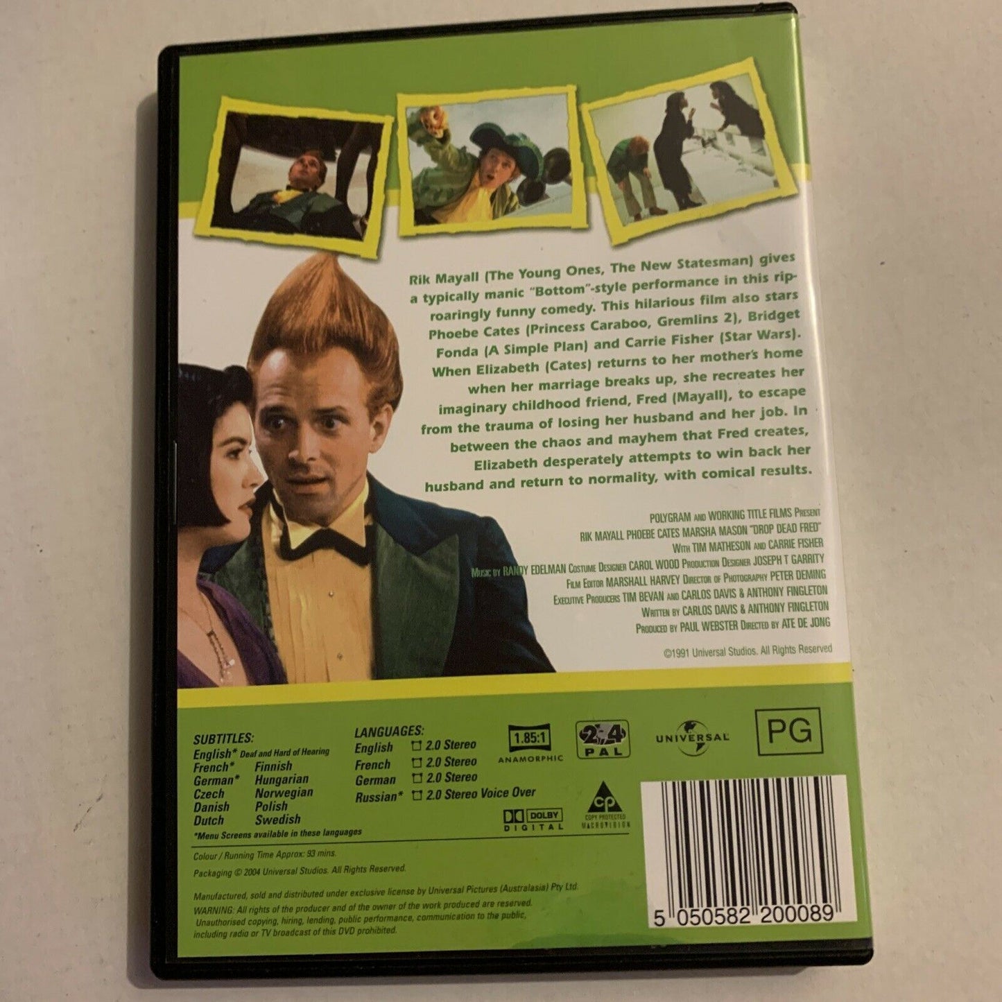 Drop Dead Fred (DVD, 1991) Rik Mayall. Region 4