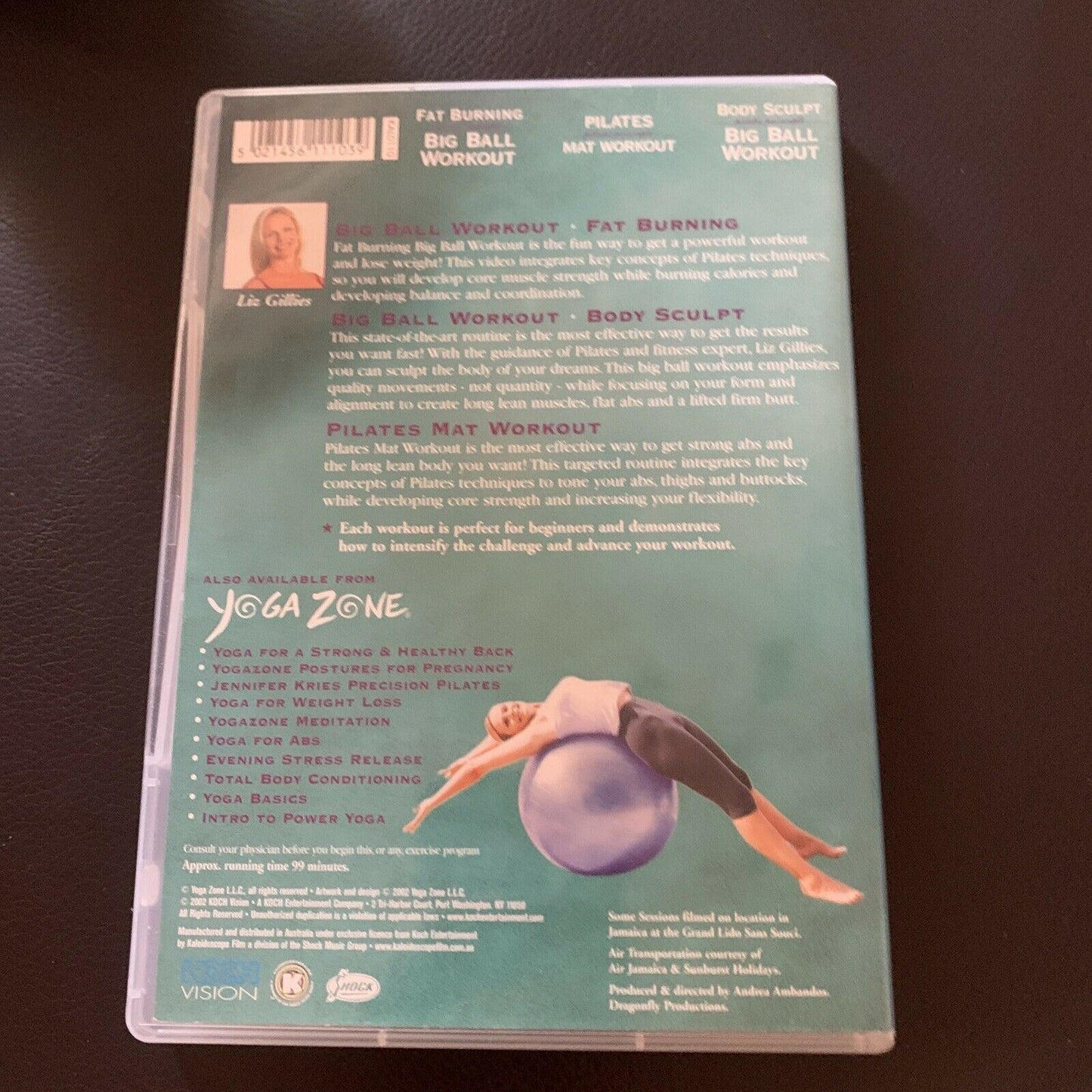 Zone: The Ultimate Pilates Triple Workout (DVD, 2002) Liz Gillies
