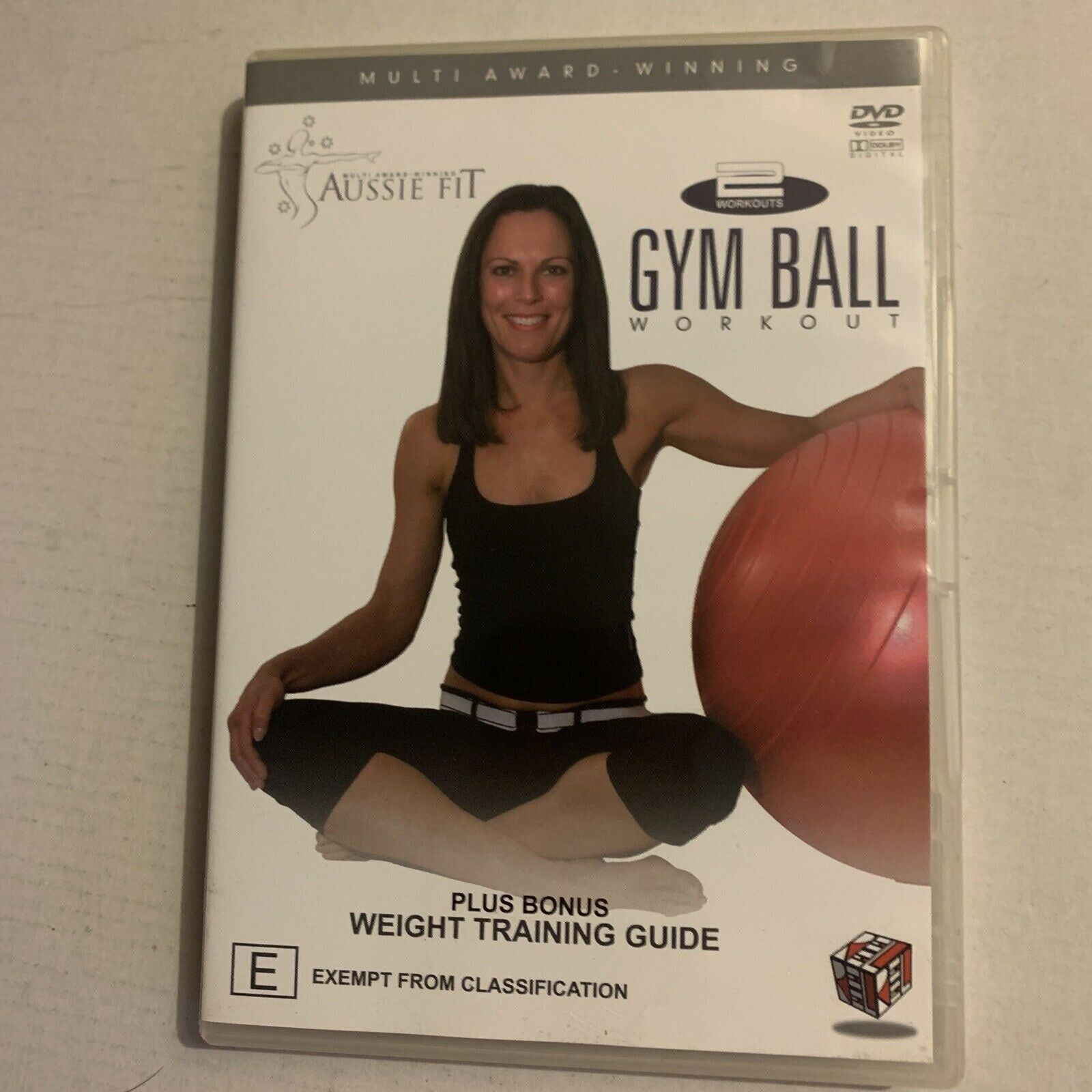 Aussie Fit Gym Ball Workout Weight Training Guide DVD Karlie