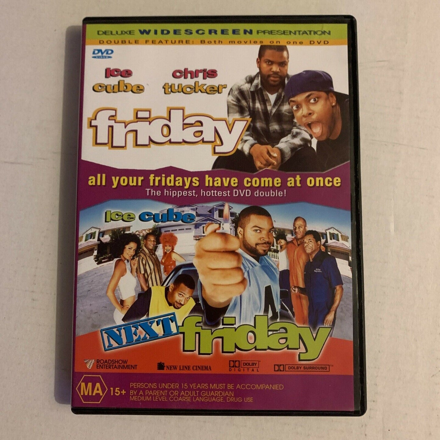 Friday / Next Friday (DVD, 2001) Dr. Dre, Ice Cube, Cypress Hill. Region 4