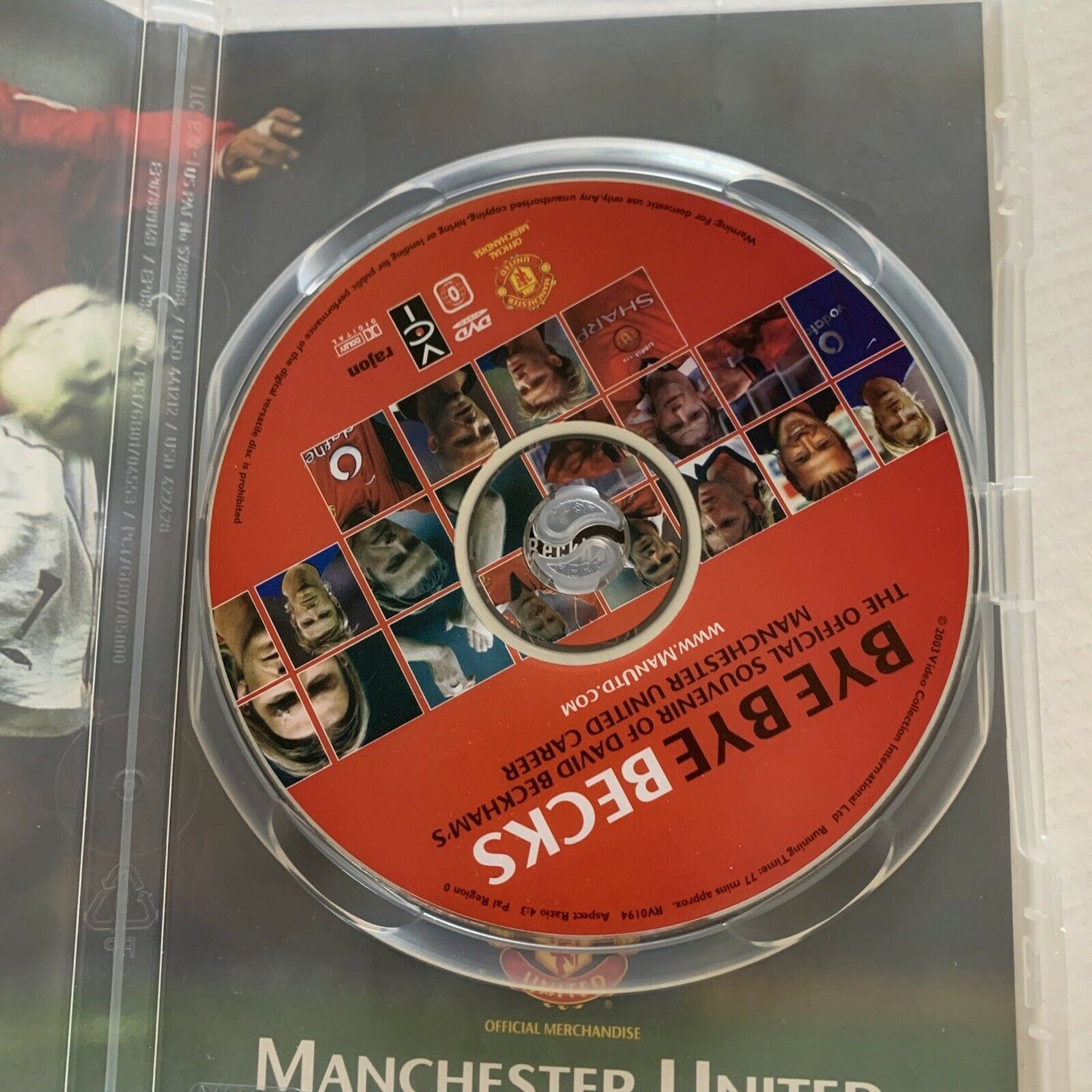 Bye Bye Becks - Official Souvenir Of David Beckham's Man United (DVD, 2003)