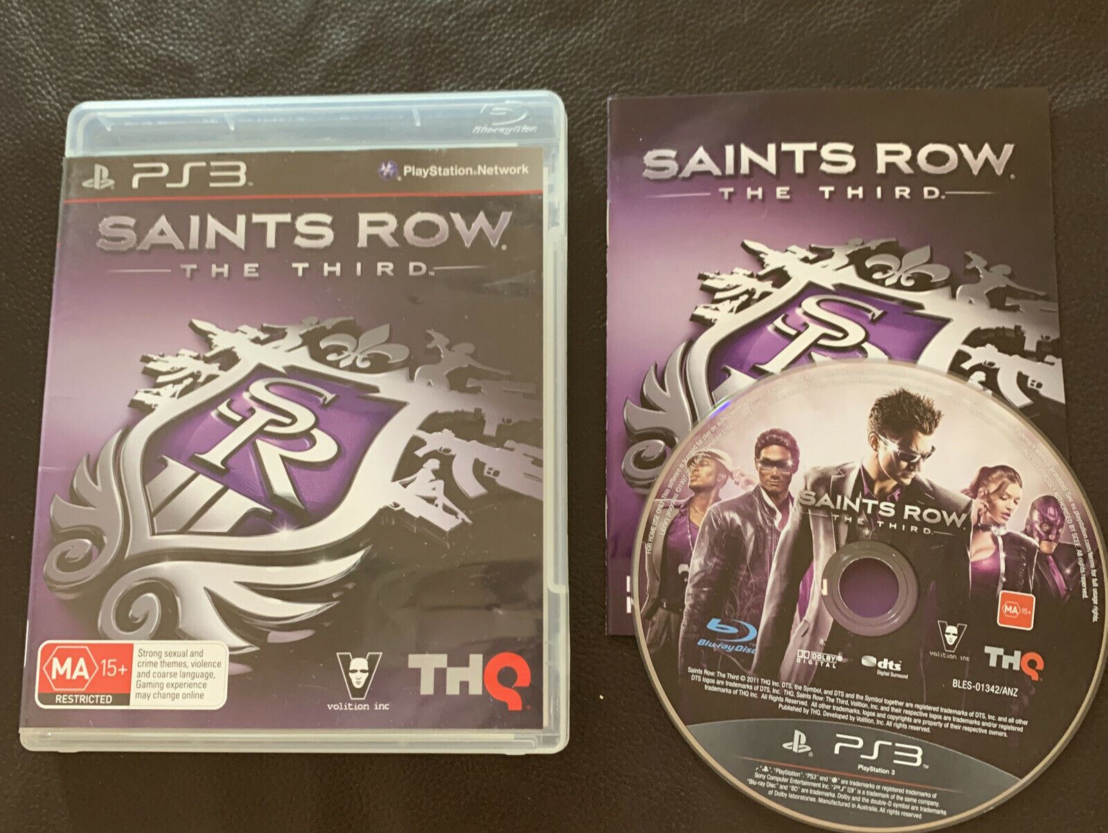 Saints Row The Third PS3 PlayStation 3 with manual Retro Unit