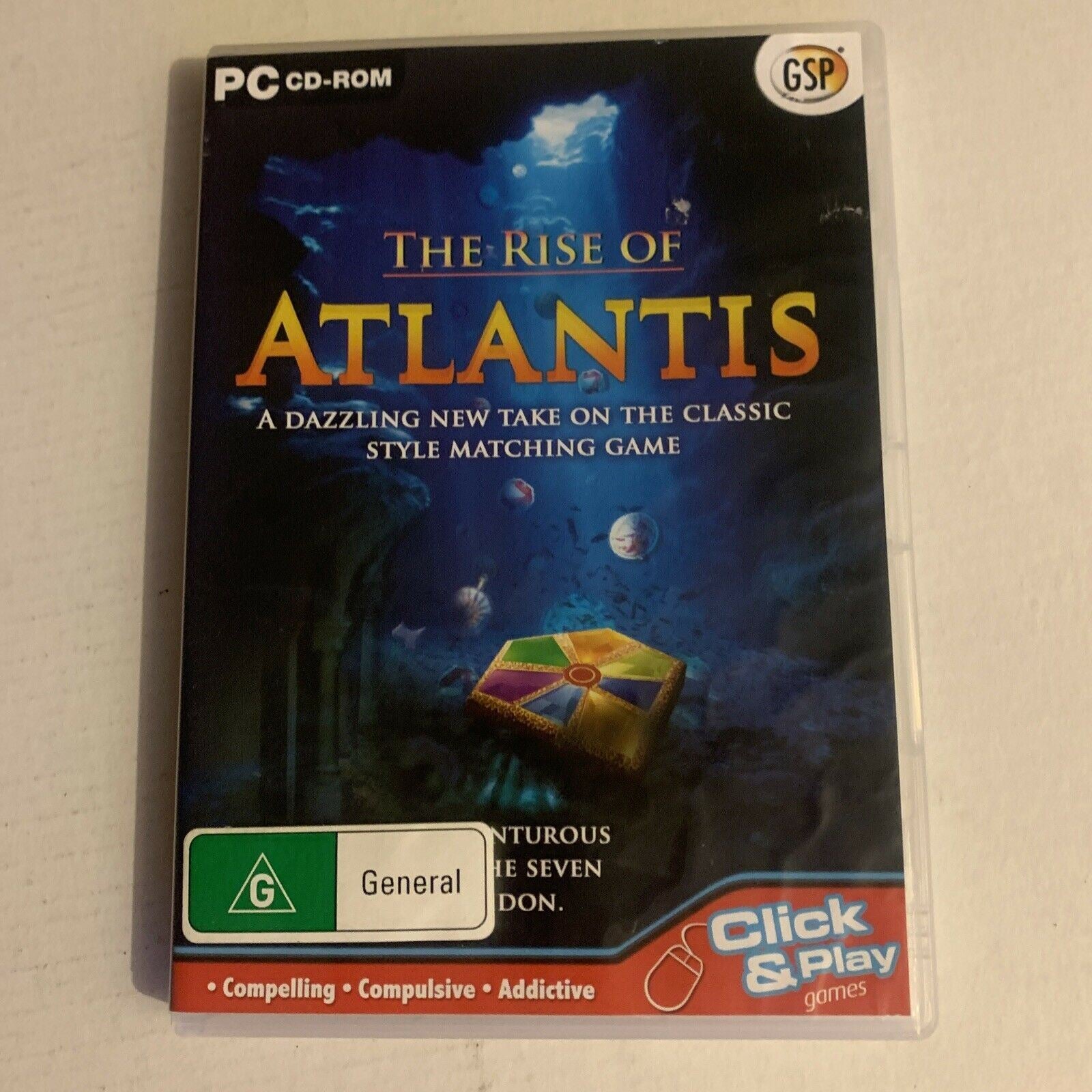 The Rise Of Atlantis PC CDROM Puzzle Game – Retro Unit