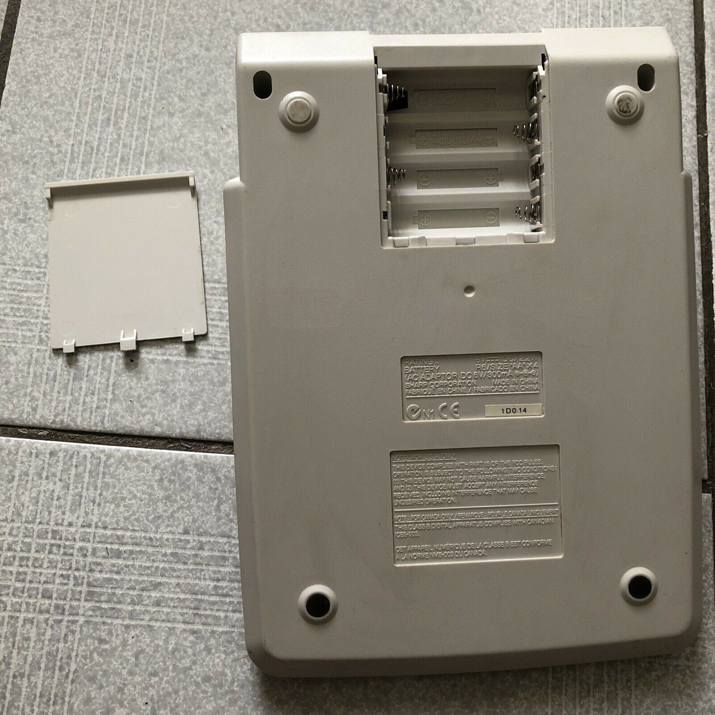 Sharp EL-1801C Electronic 2 Color Print Calculator