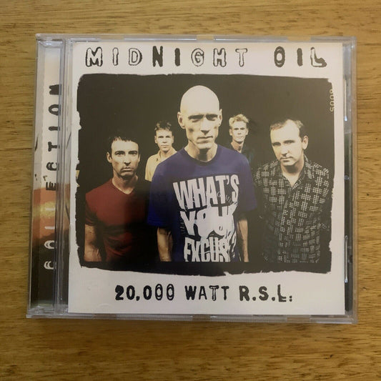 20,000 Watt R.S.L.: Greatest Hits by Midnight Oil (CD, Aug-2000, Columbia)