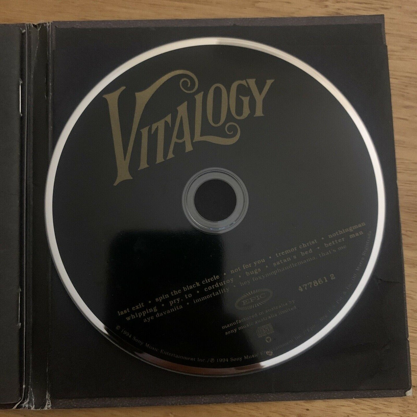 PEARL JAM - VITALOGY - DIGIPAK CD
