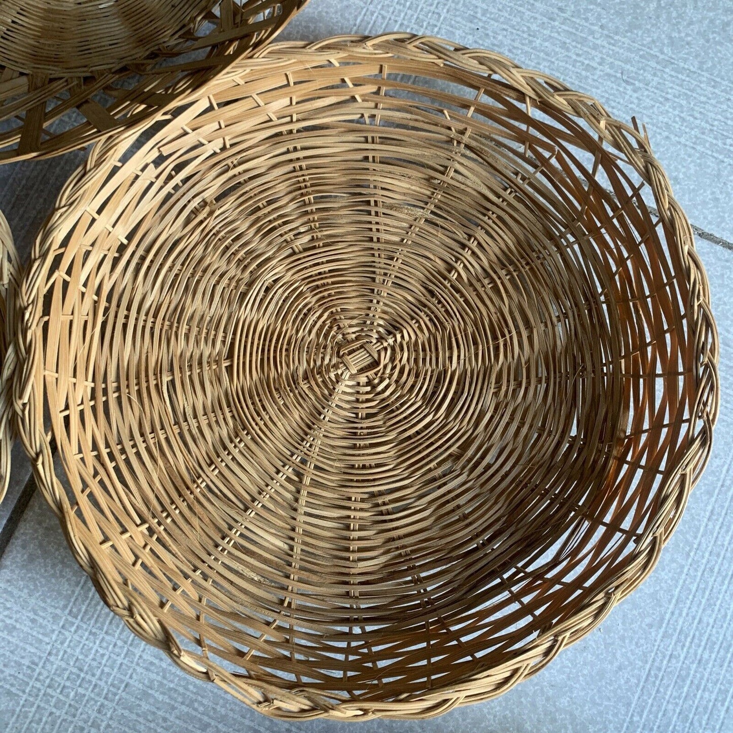 3x Bamboo Placement 25cm in diametre