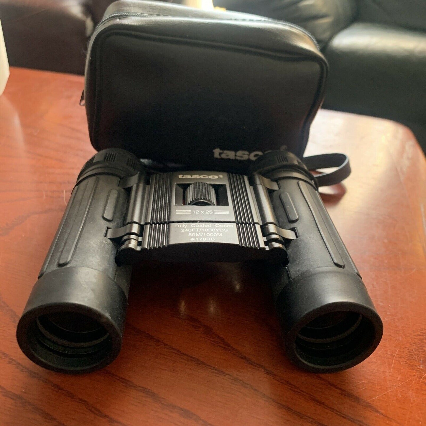Tasco Essentials Binoculars 12x25 | 80-1000m | 12x Actual Magnification | 178RB