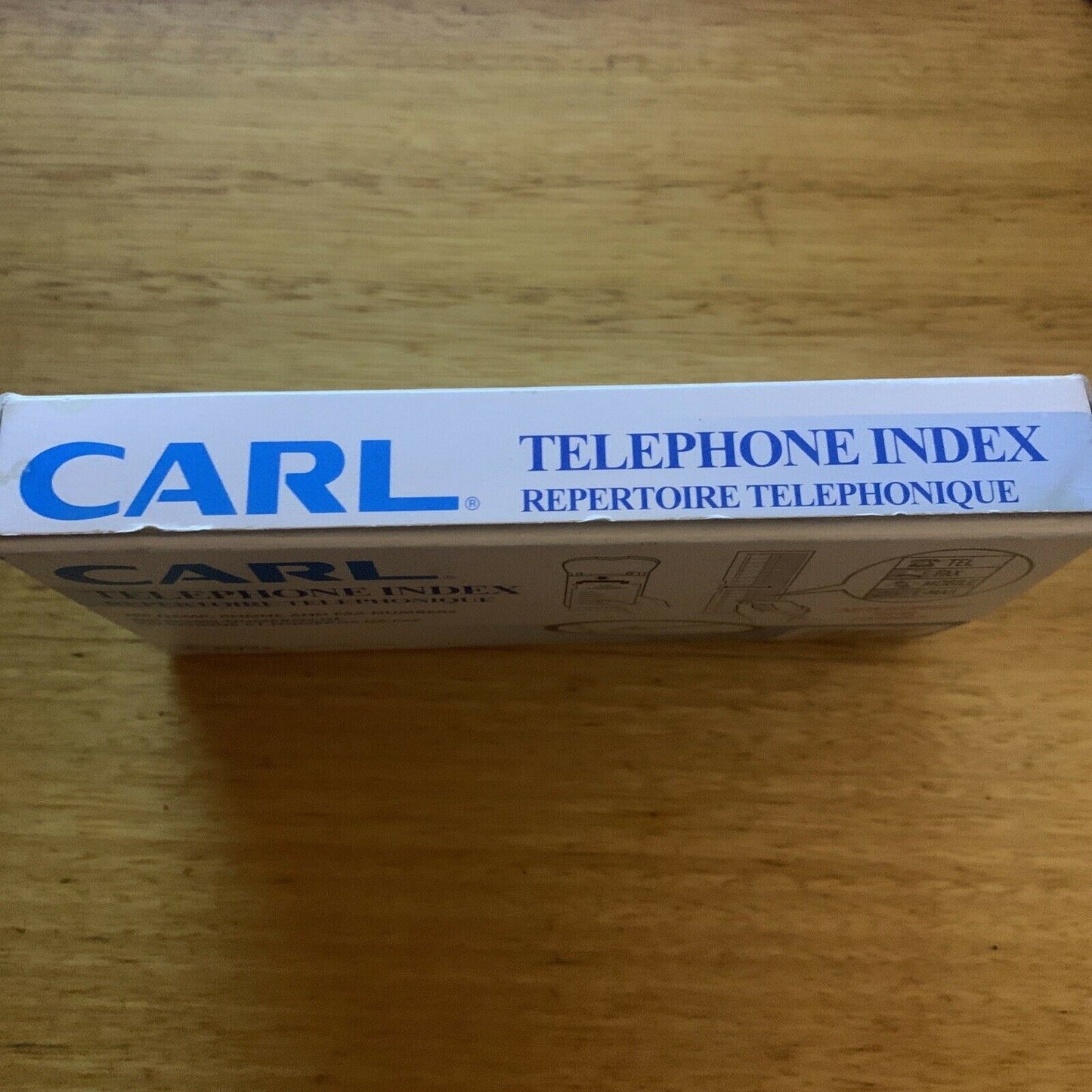 Vintage Carl Telephone Index - Name, telephone, mobile, email