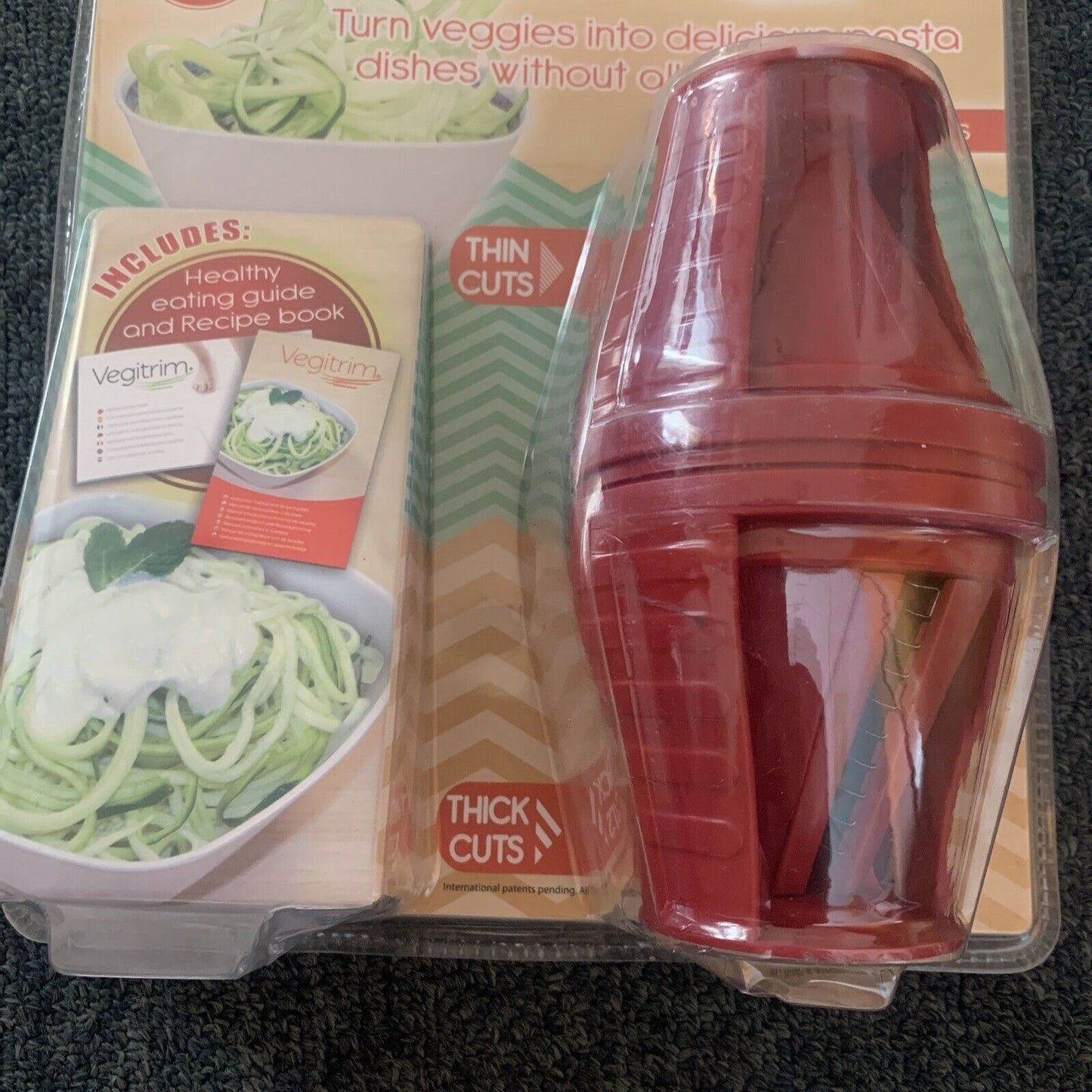 NEW Vegitrim Spiralizer - Turn Vegetables into delicious pasta - low carbs