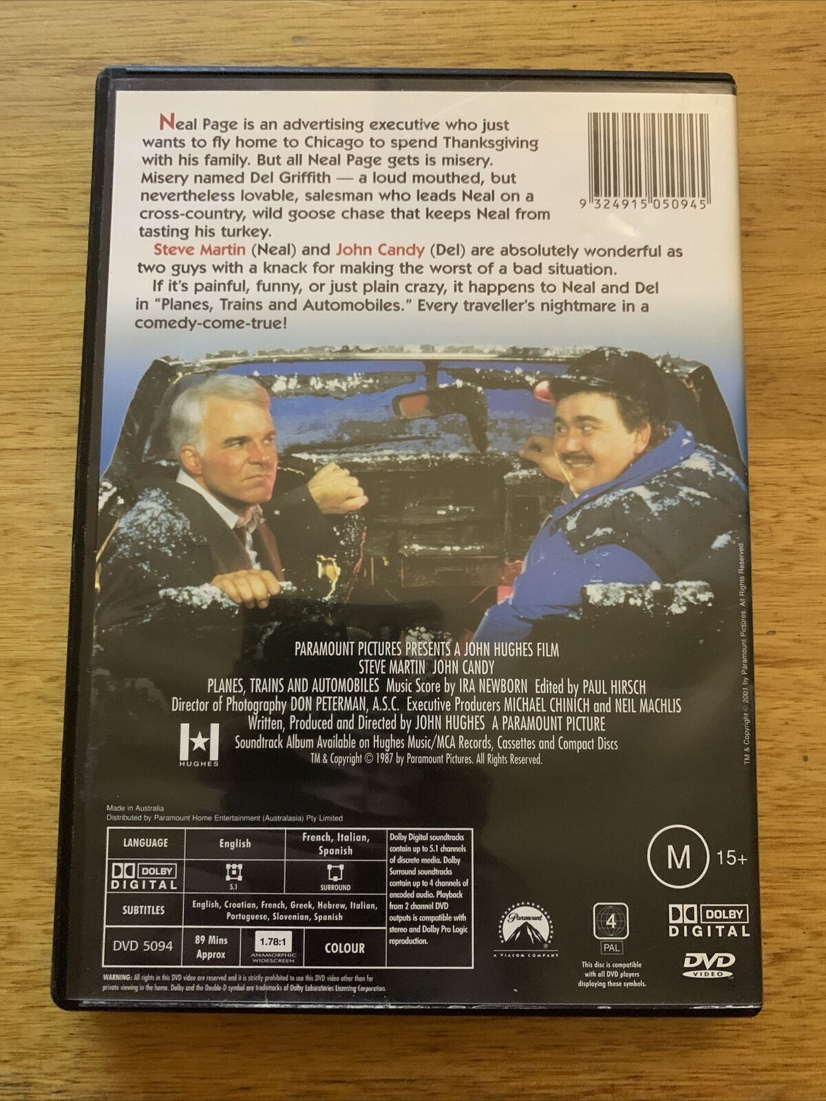 Planes, Trains And Automobiles (DVD, 1987) Steve Martin, John Candy. Region 4