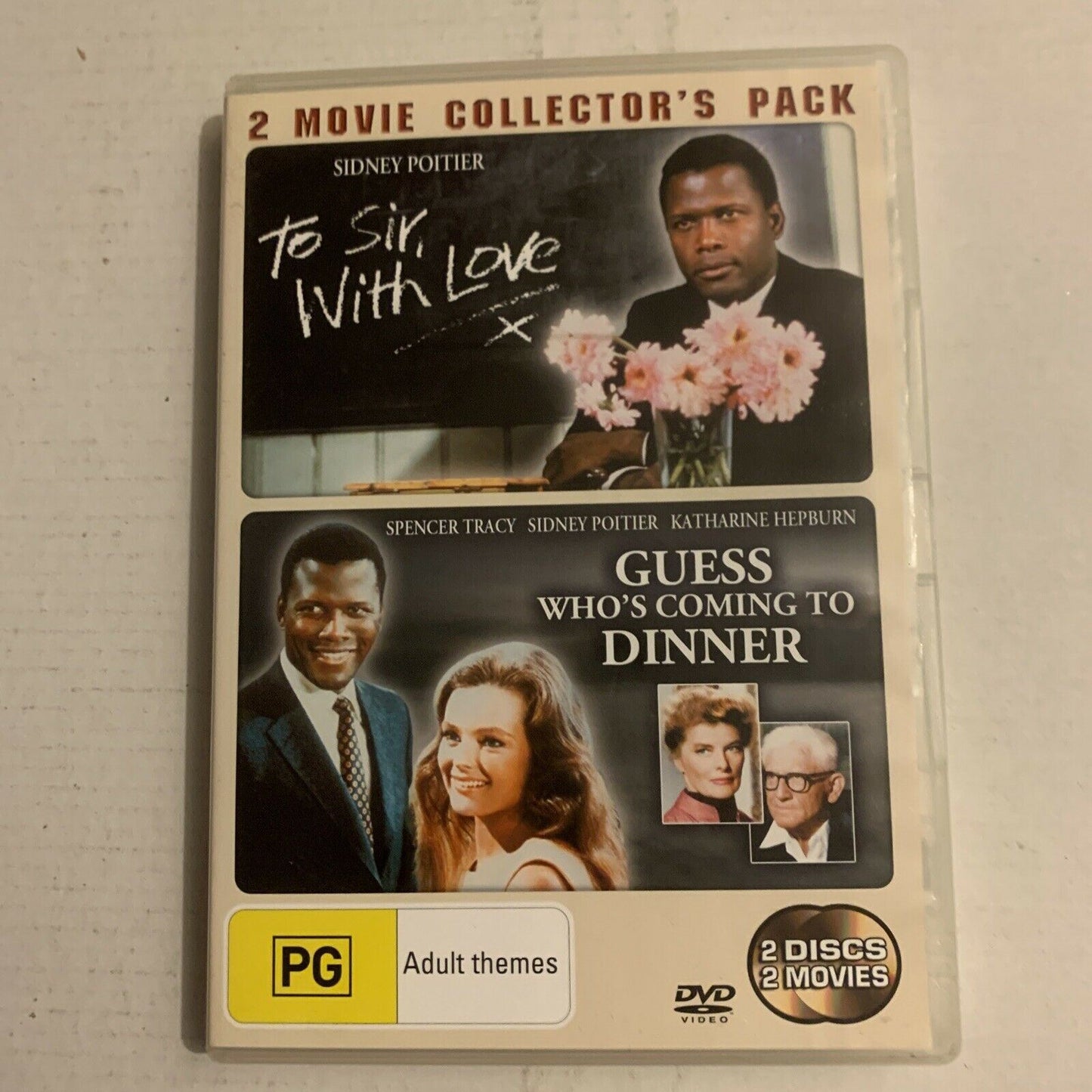 Sidney Poitier: Guess Who's Coming To Dinner / To Sir, With Love (DVD, 1967)