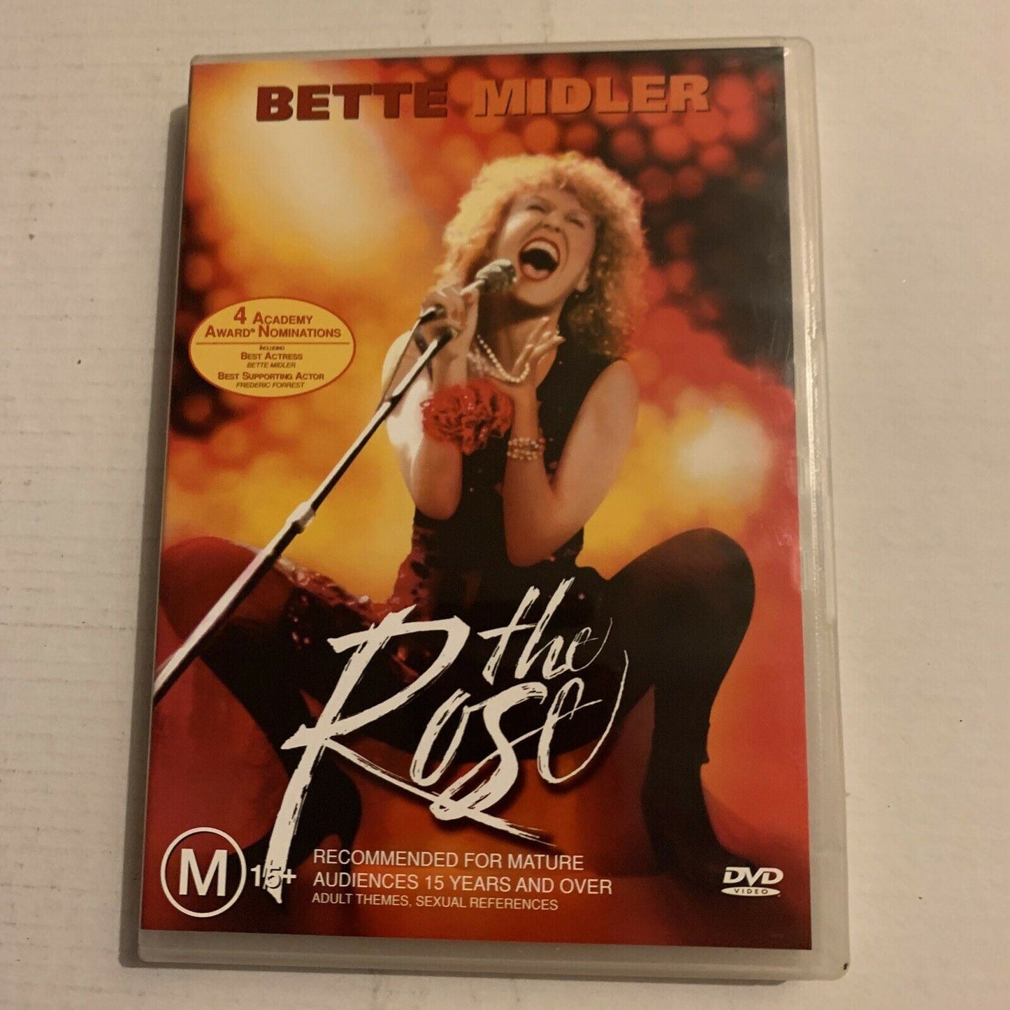 The Rose (DVD, 1979) Bette Midler, Alan Bates, Frederic Forrest. Region 4,2