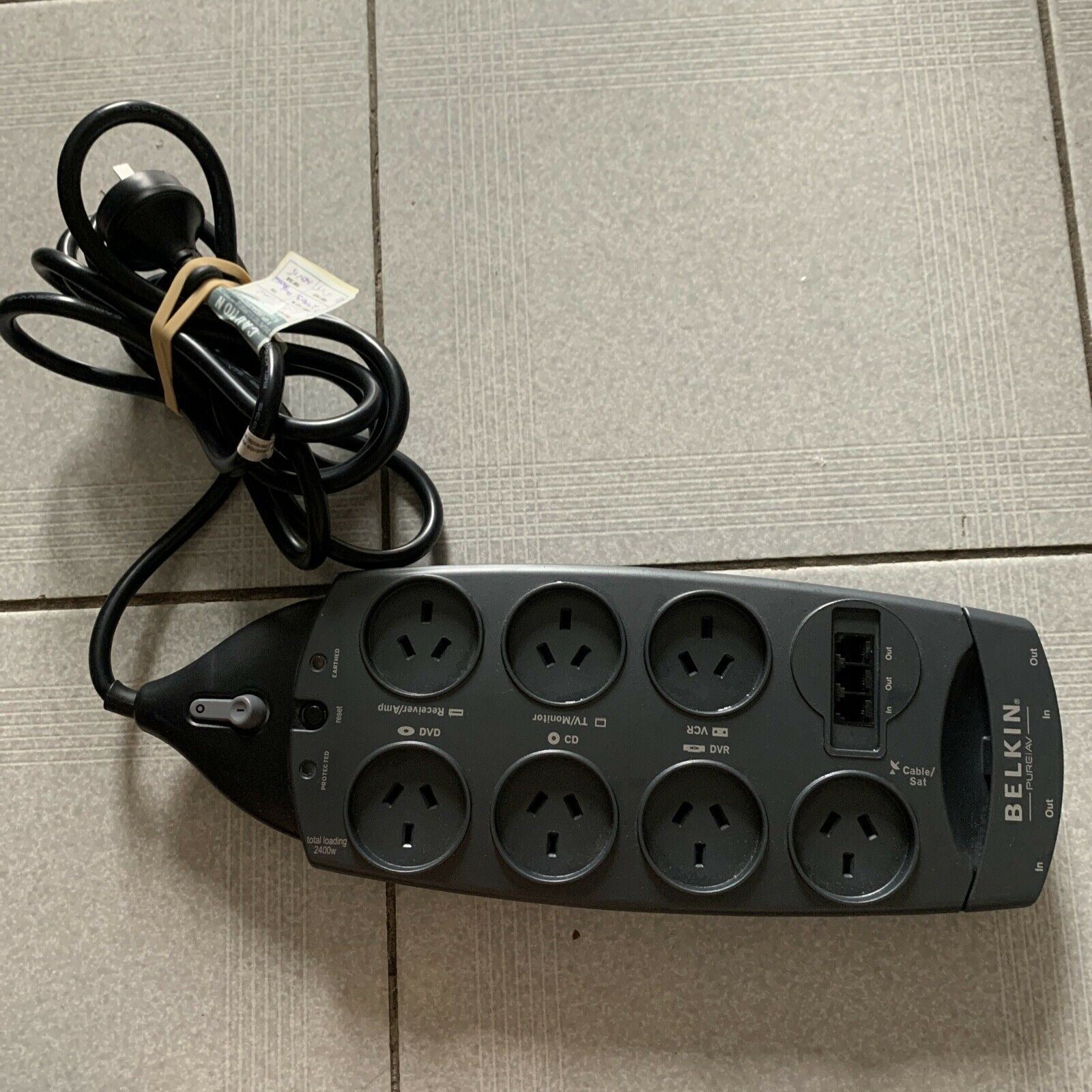 Belkin Socket Surge F9g823sa4m Belkin PureAV 7-Way Home Theater