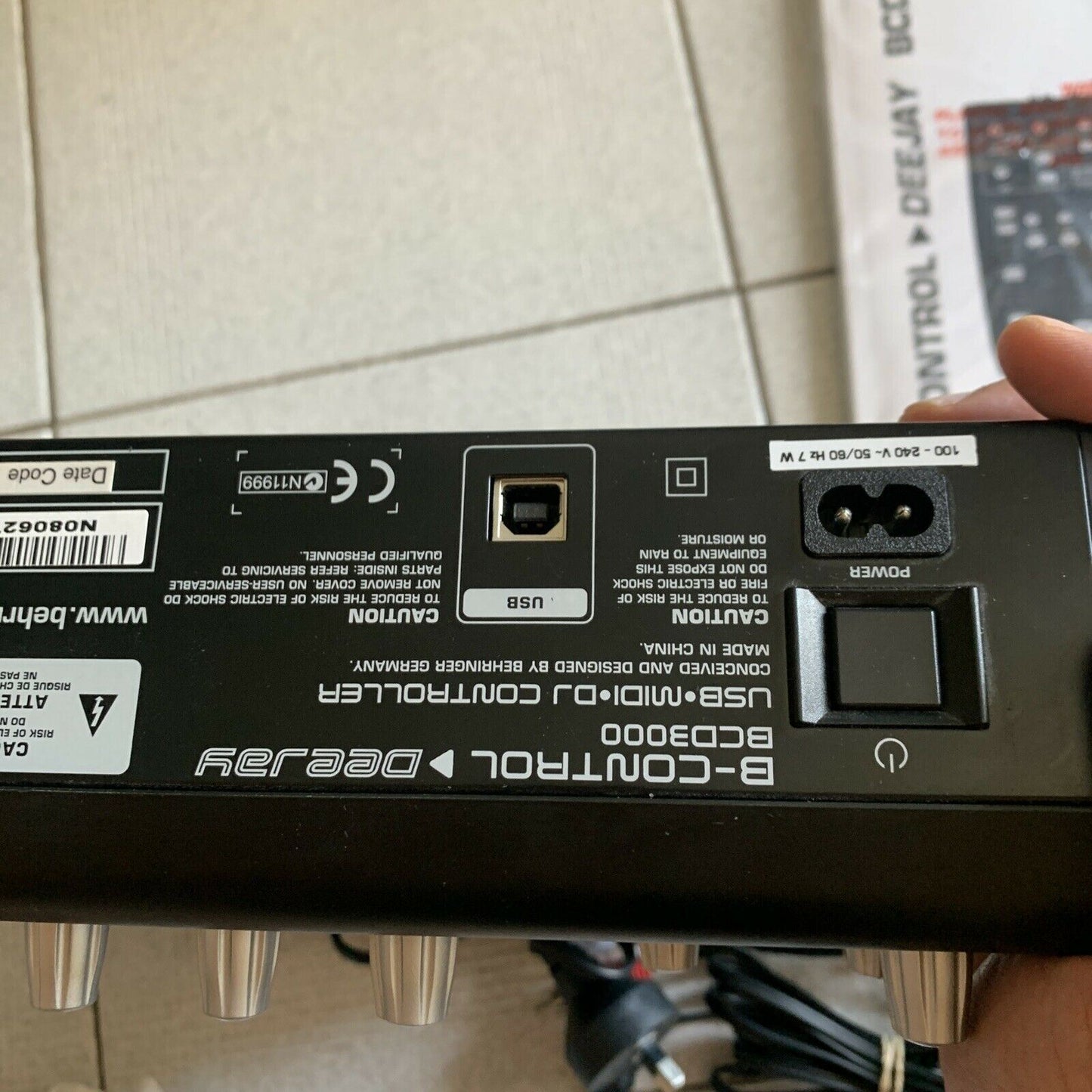 Behringer BCD3000 B-Control Deejay DJ Machine
