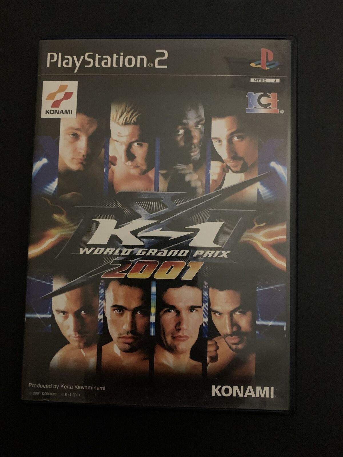 K-1 World Grand Prix 2001 - PS2 NTSC-J Japan MMA Fighting Game w Manual