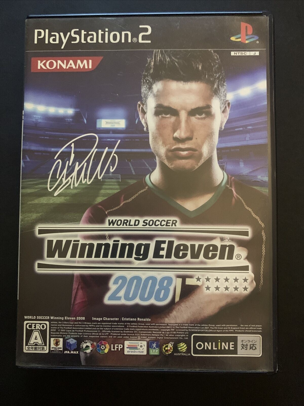 World Soccer Winning Eleven 2008 - PS2 Playstation 2 NTSC-J Japan Game w Manual