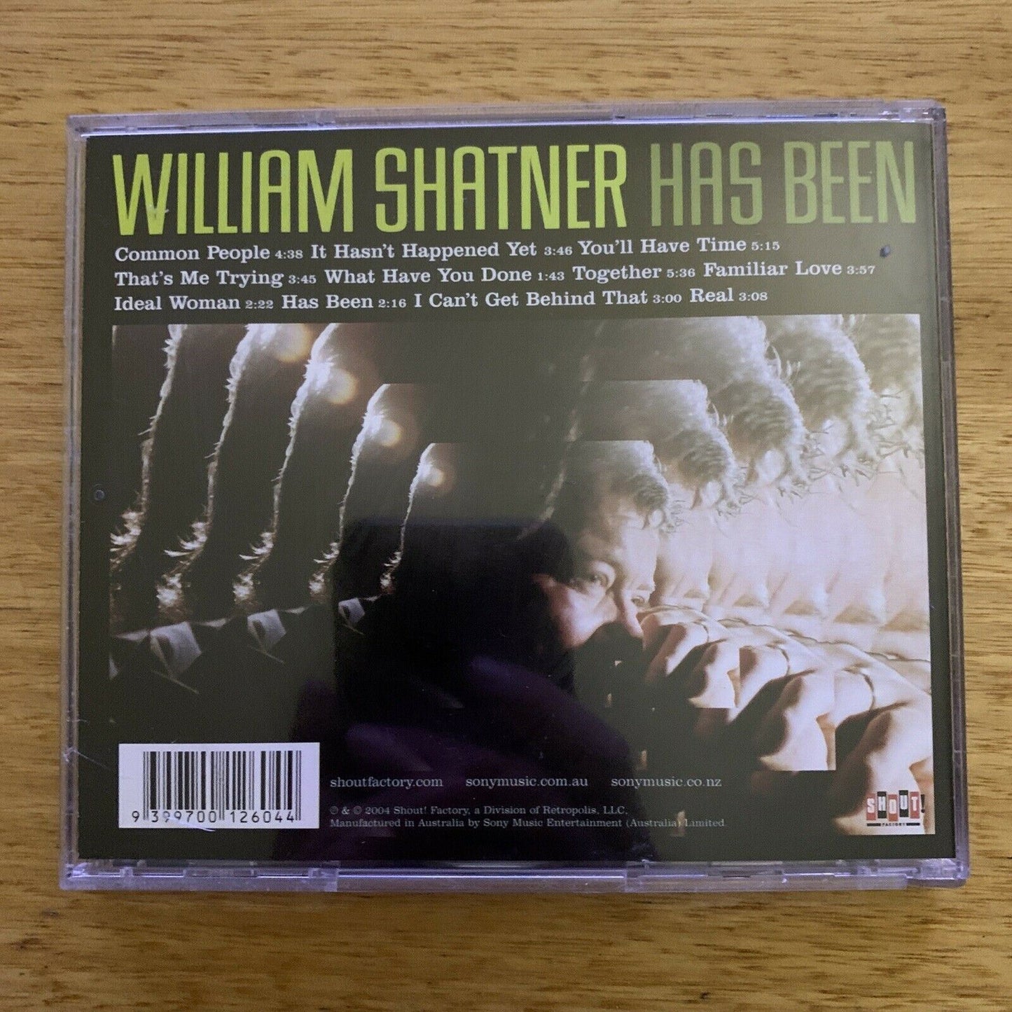 William Shatner - Has Been (CD) Album with Ben Folds, Nick Hornby, Jarvis Cocker