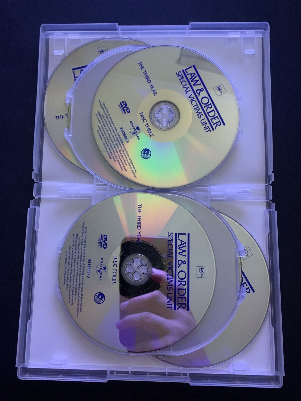 Law & Order - Special Victims Unit : Season 3 (DVD) Region 4,2,5