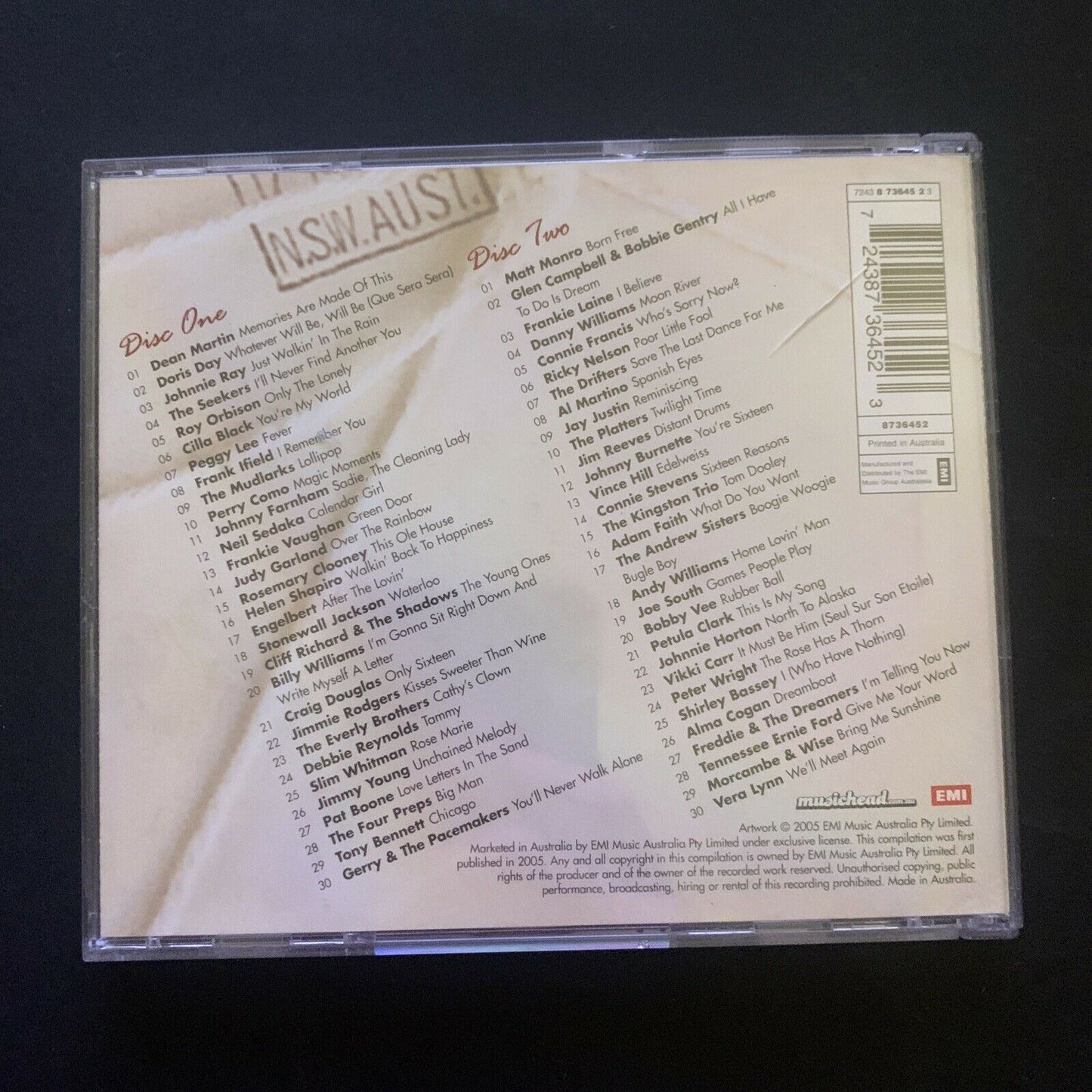 Memories Are Made Of This - 60 Solid Gold Hits (CD, 2-Disc) Album