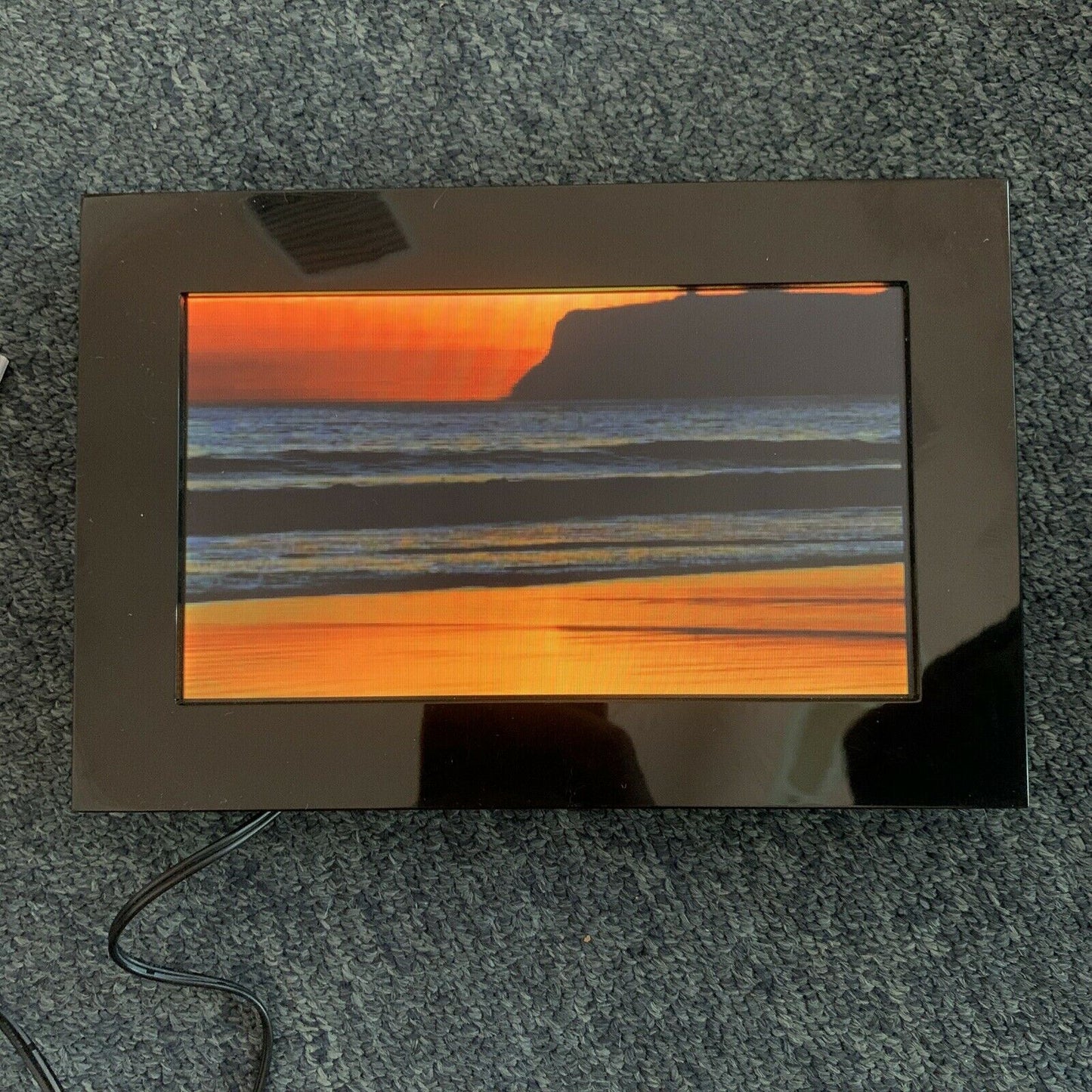 Zipp 7" Widescreen Digital Photo Frame with Clock & Calendar