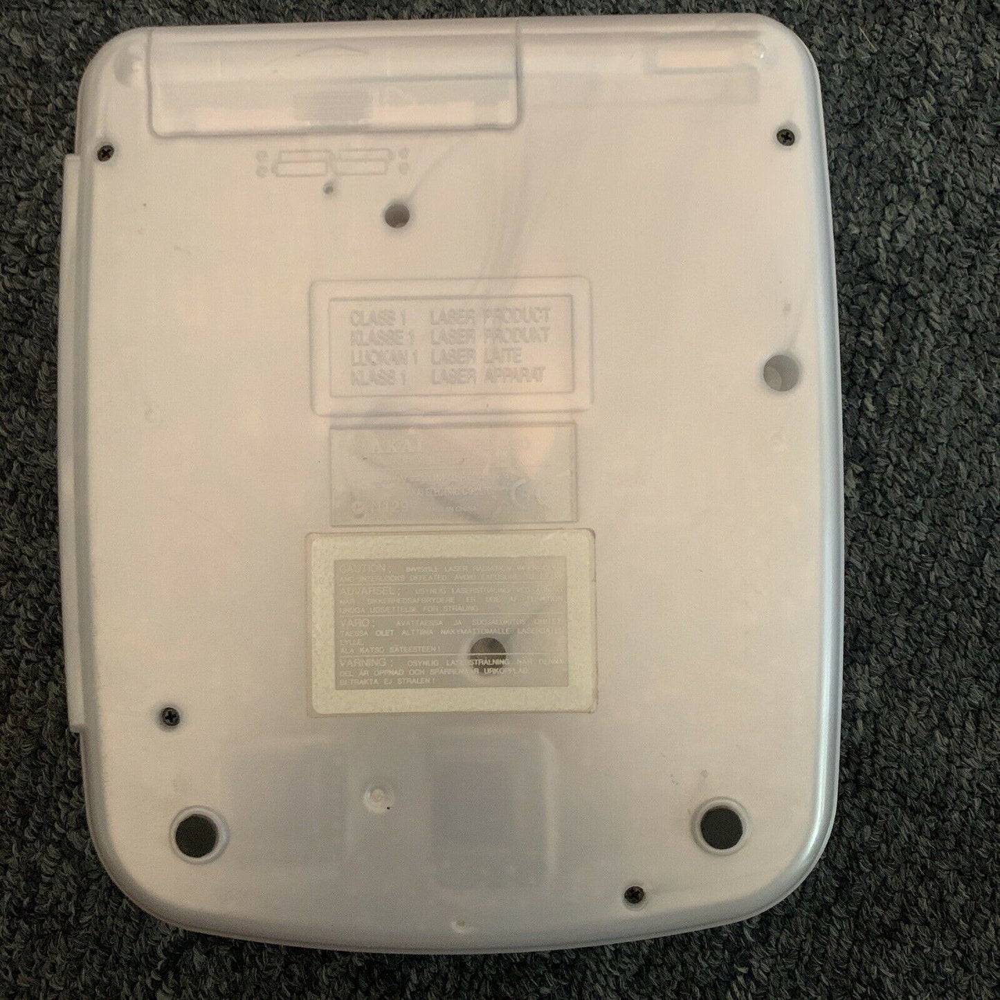 Akai PD-X30 Portable CD Player w 3 Beam Laser Pickup System Stereo