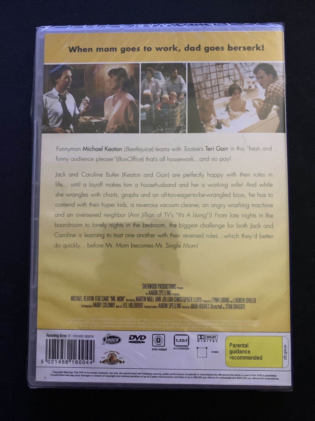 *New Sealed* Mr Mom (DVD, 1983) Michael Keaton, Teri Garr. All Regions