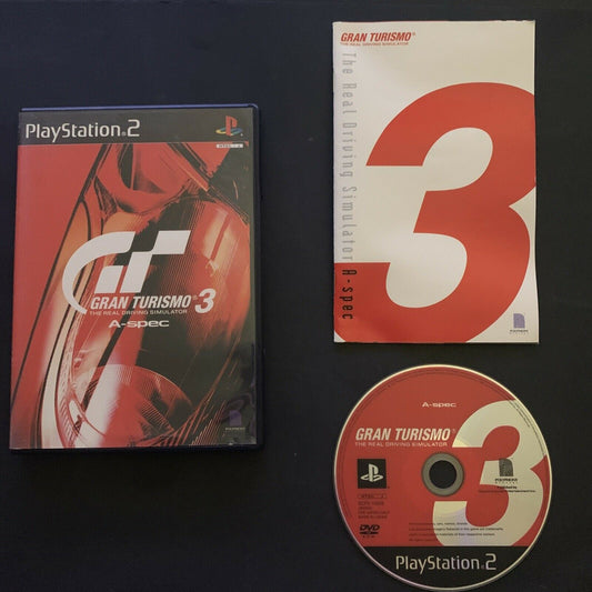 Gran Turismo 3 A-spec - PS2 NTSC-J Japan Game w Manual
