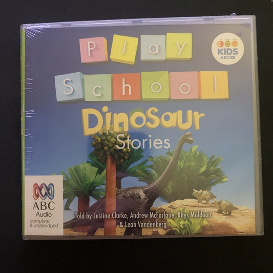 *New Sealed* Play School Dinosaur Stories (Audio CD, 2015) Justine Clarke